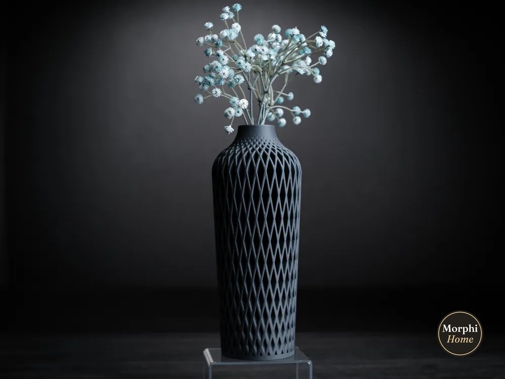 Apexis Vase, Dark Blue, photo 3