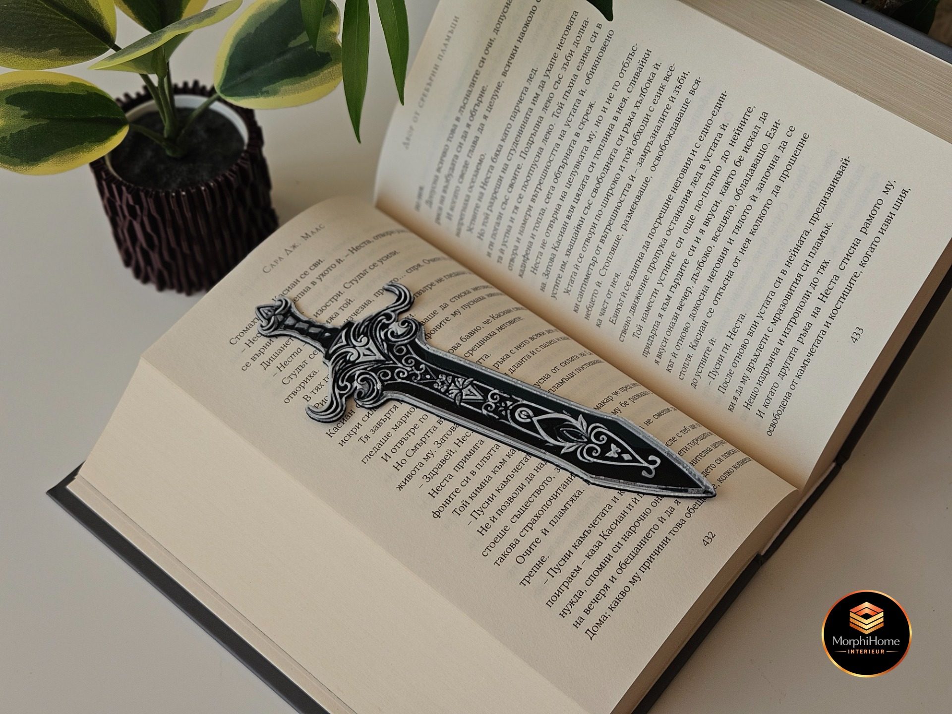 Betoverd Zwaard, boekenlegger van MorphiHome