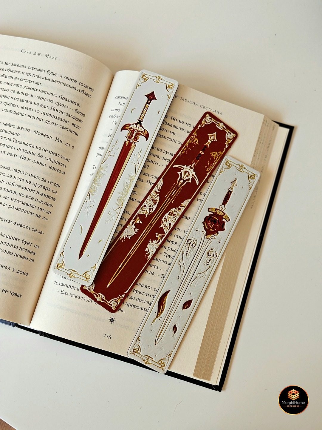 Bladbloesem - Set, boekenlegger van MorphiHome