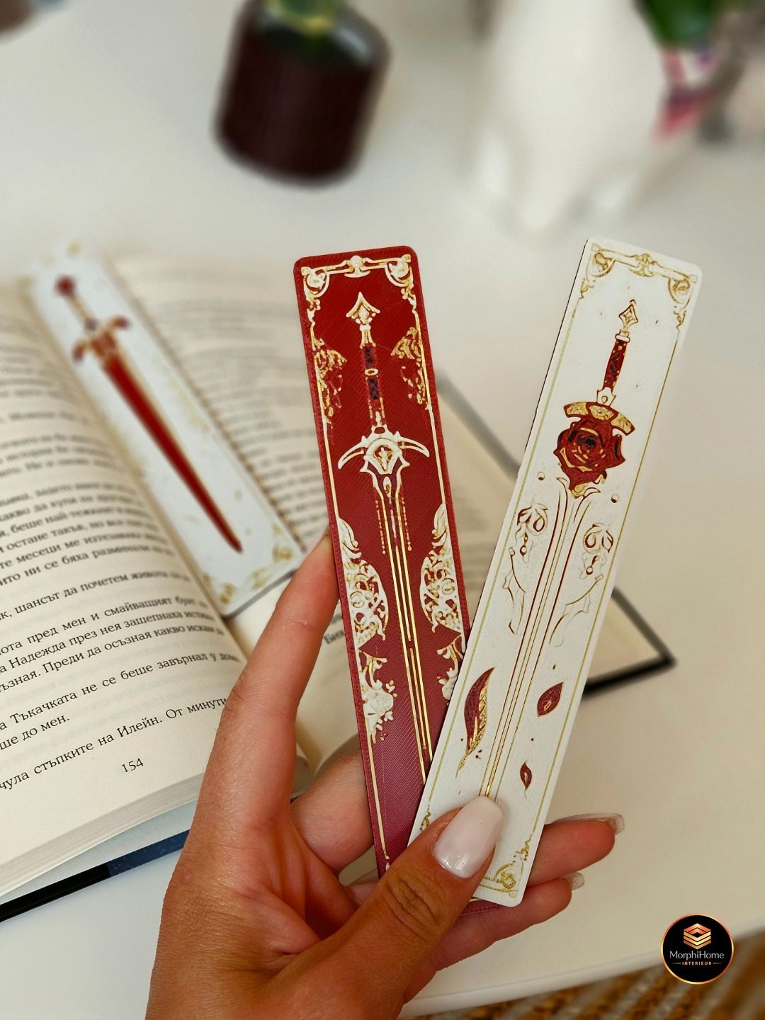 Bladbloesem - Set, boekenlegger van MorphiHome