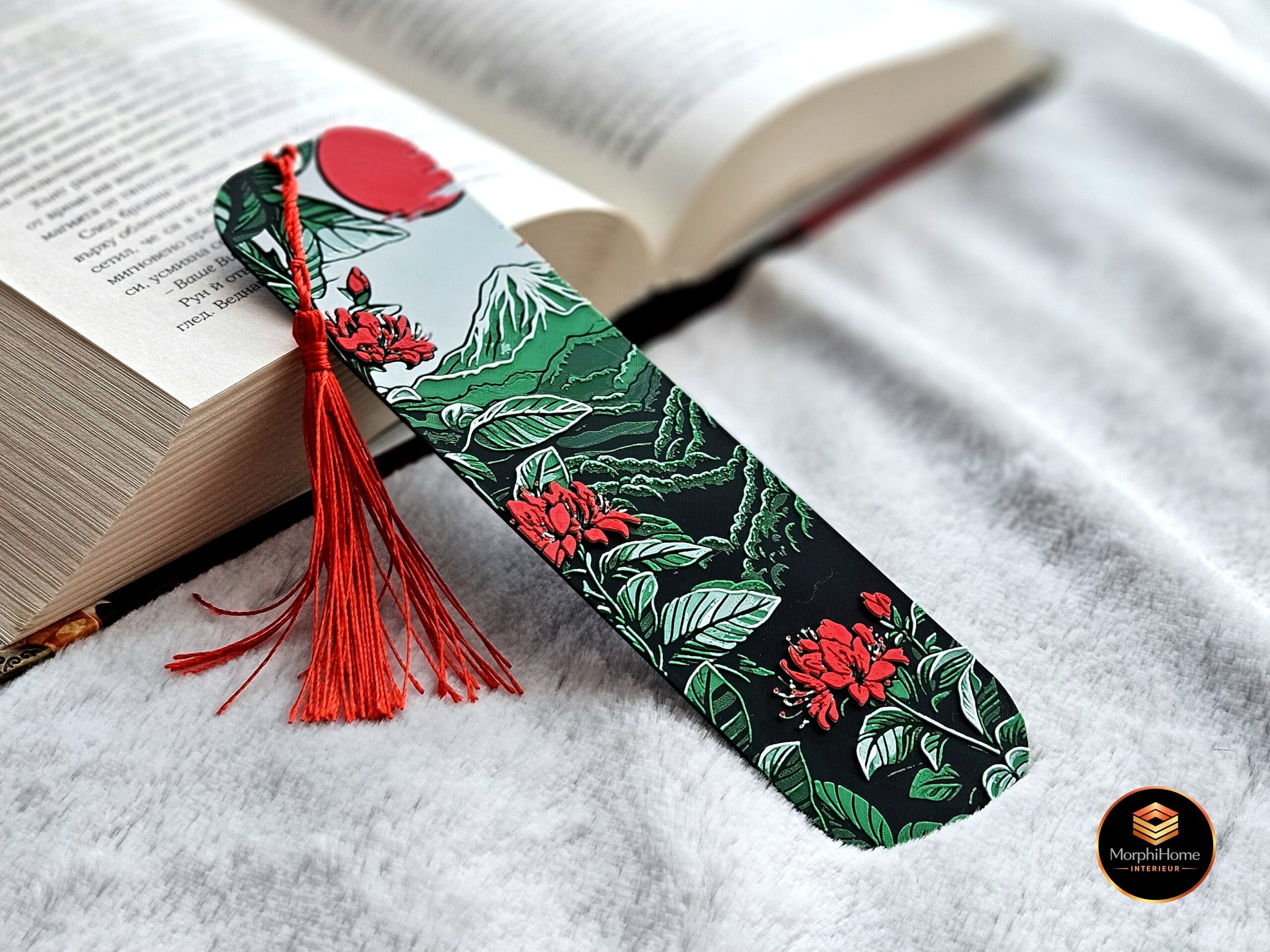 Bloesems van Fuji, boekenlegger van MorphiHome