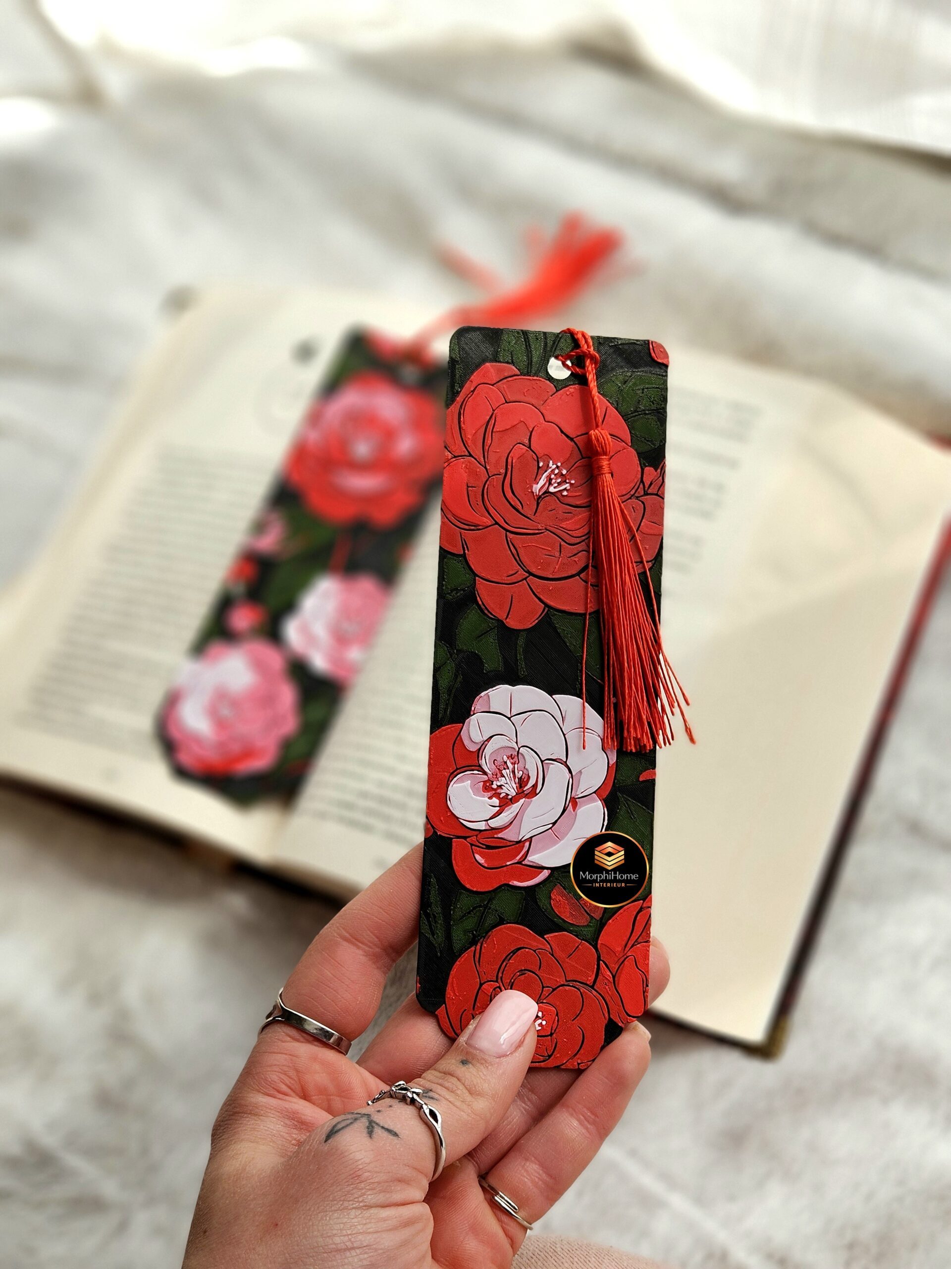 Camellia Fluisteringen - Set, boekenlegger van MorphiHome