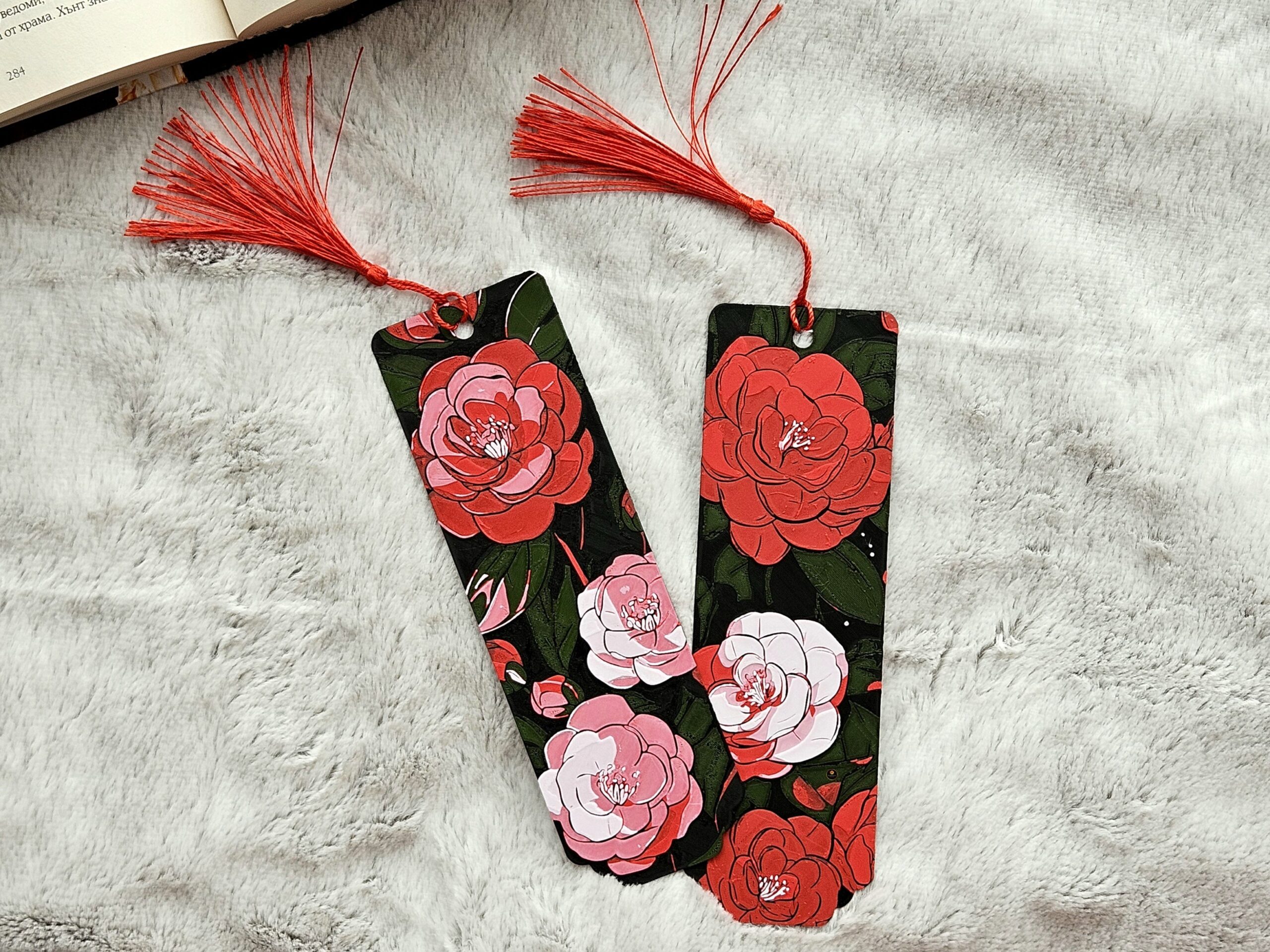 Camellia Fluisteringen - Set, boekenlegger van MorphiHome