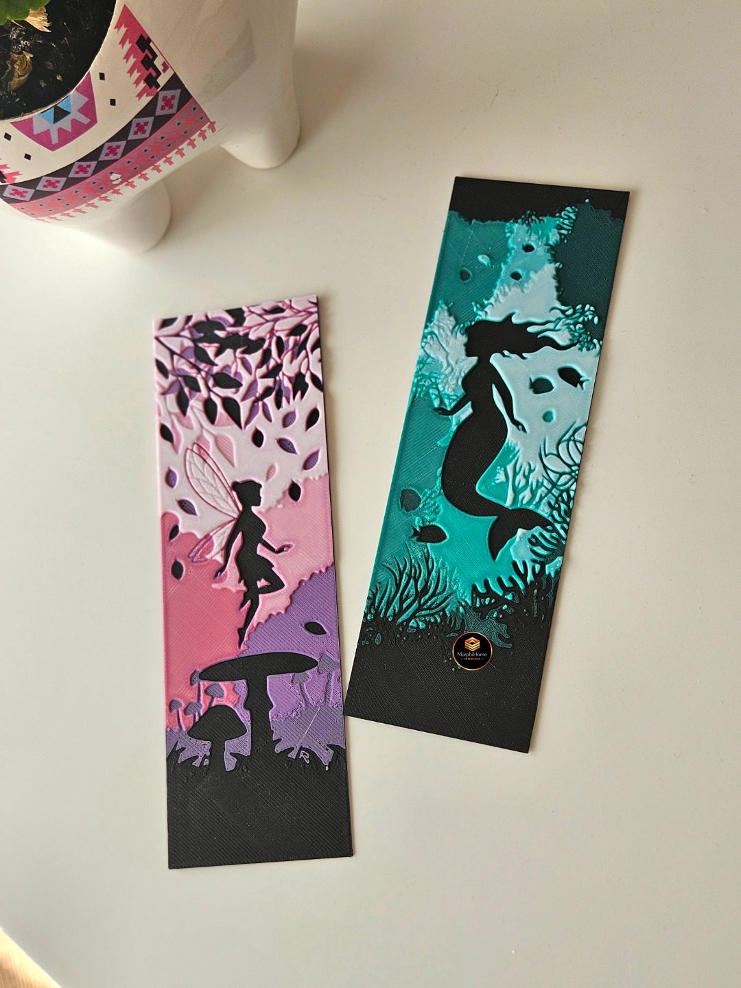 Fee & Zeemeermin Fantasy - Set, boekenlegger van MorphiHome