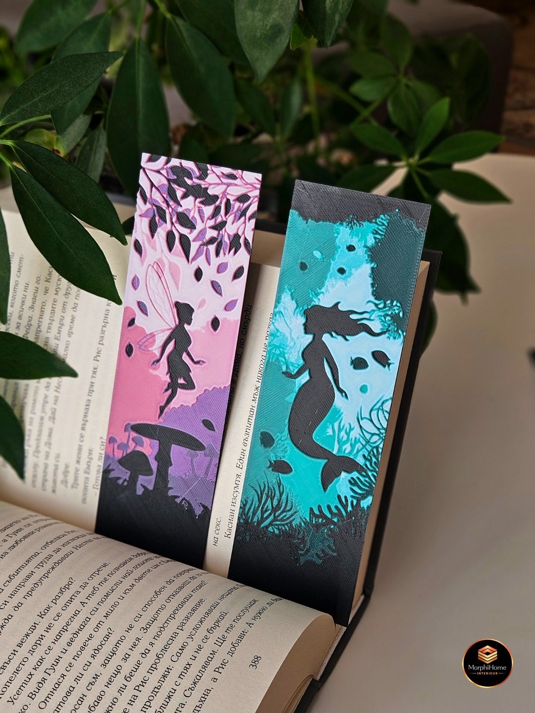 Fee & Zeemeermin Fantasy - Set, boekenlegger van MorphiHome