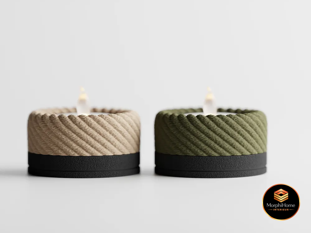 Fibras Theelichthouder, woonaccessoire van MorphiHome