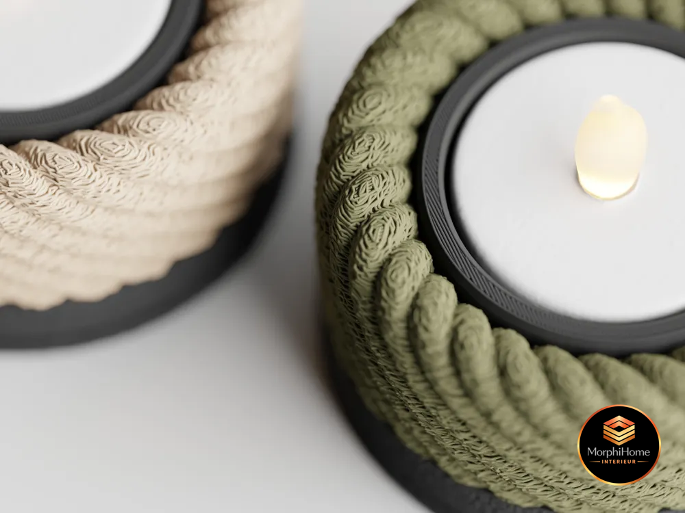 Fibras Theelichthouder, woonaccessoire van MorphiHome