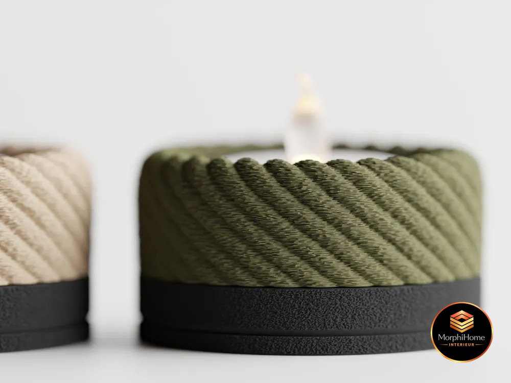 Fibras Theelichthouder, woonaccessoire van MorphiHome