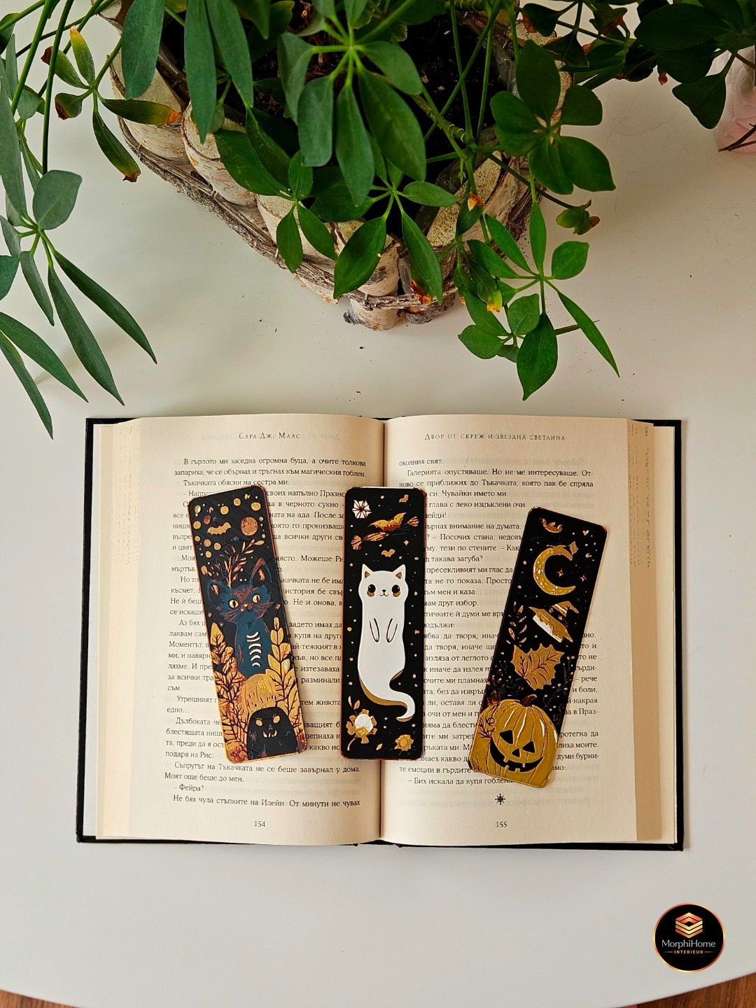 Heksenwezens - Halloween Set, boekenlegger van MorphiHome
