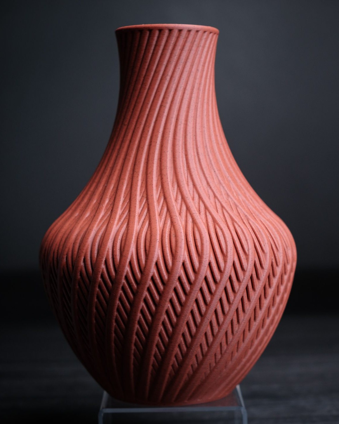 3D-geprinte designvaas van MorphiHome