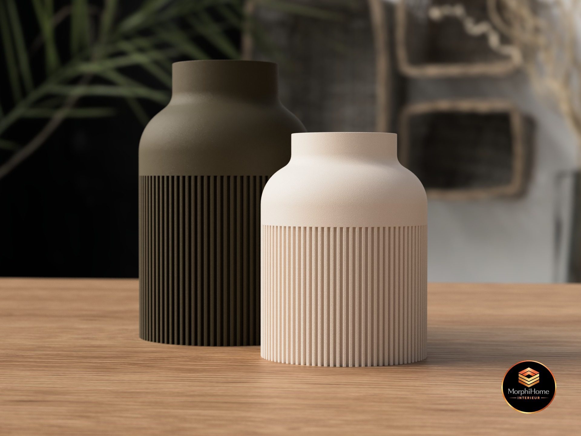 Hiku Japandi Vazen, designvaas van MorphiHome