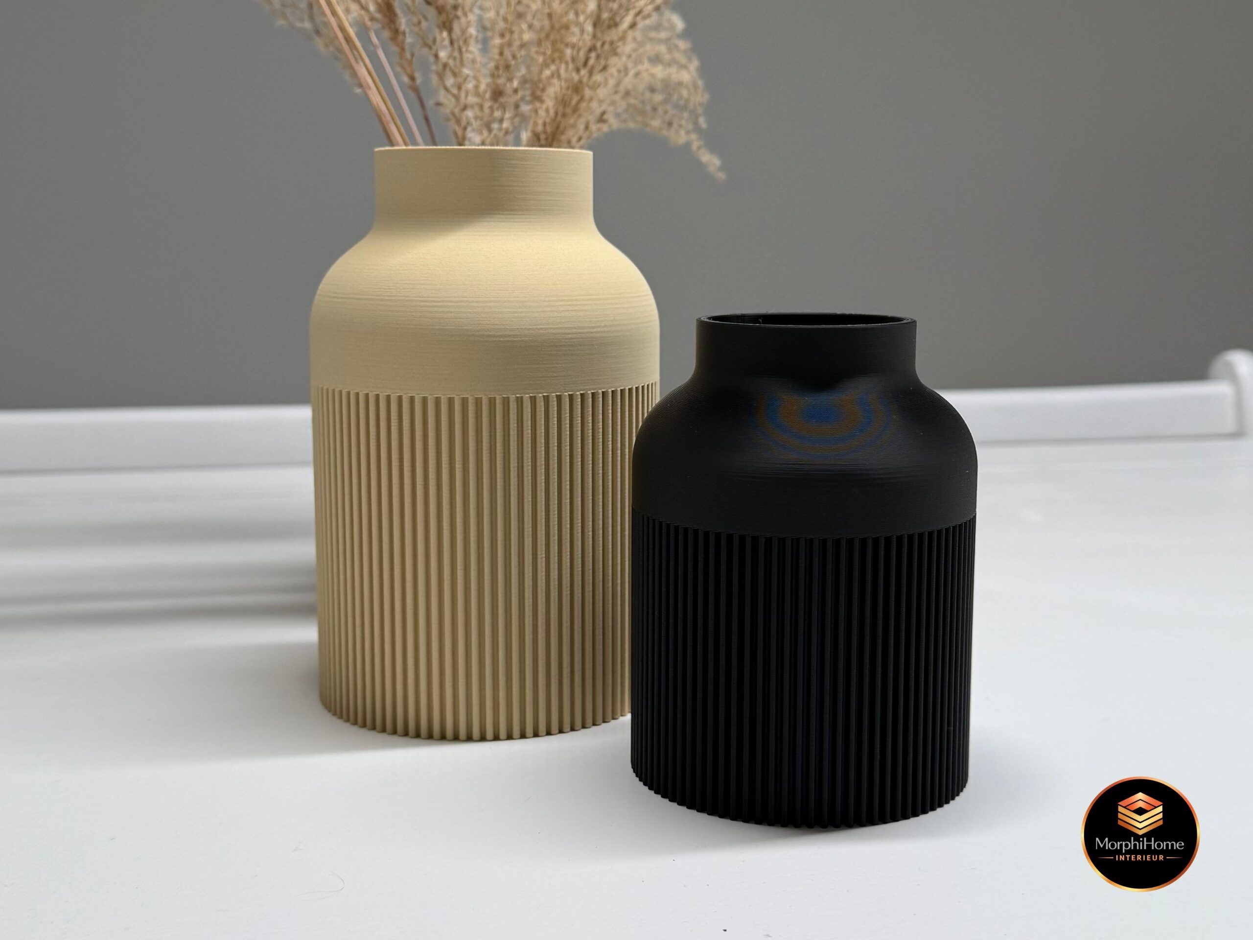 Hiku Japandi Vazen, designvaas van MorphiHome