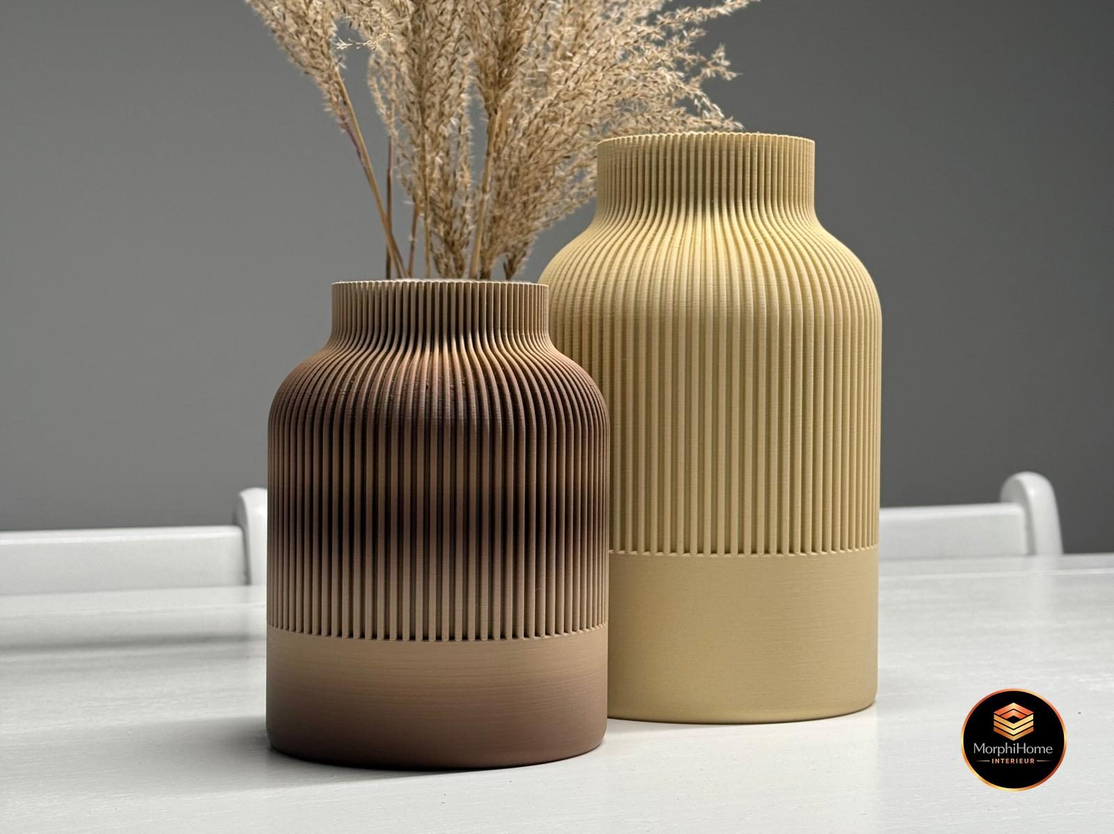 Japandi Vaas, designvaas van MorphiHome
