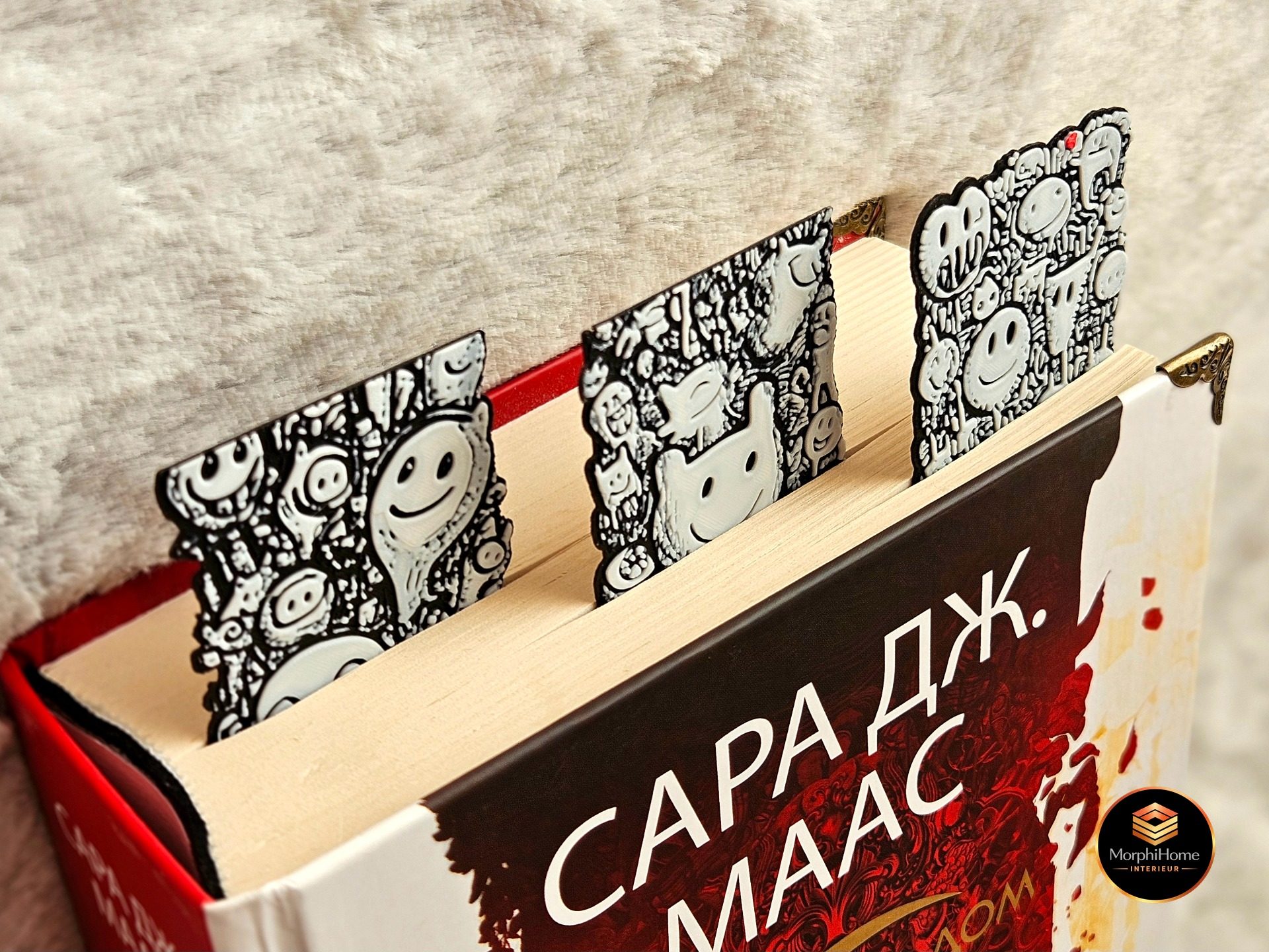 Liefdes Doodles - Set, boekenlegger van MorphiHome