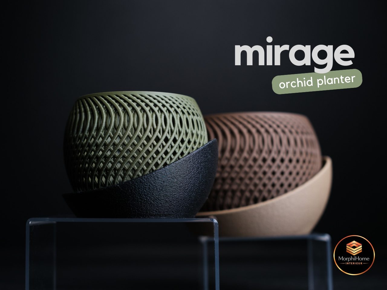 Mirage Orchid Planter