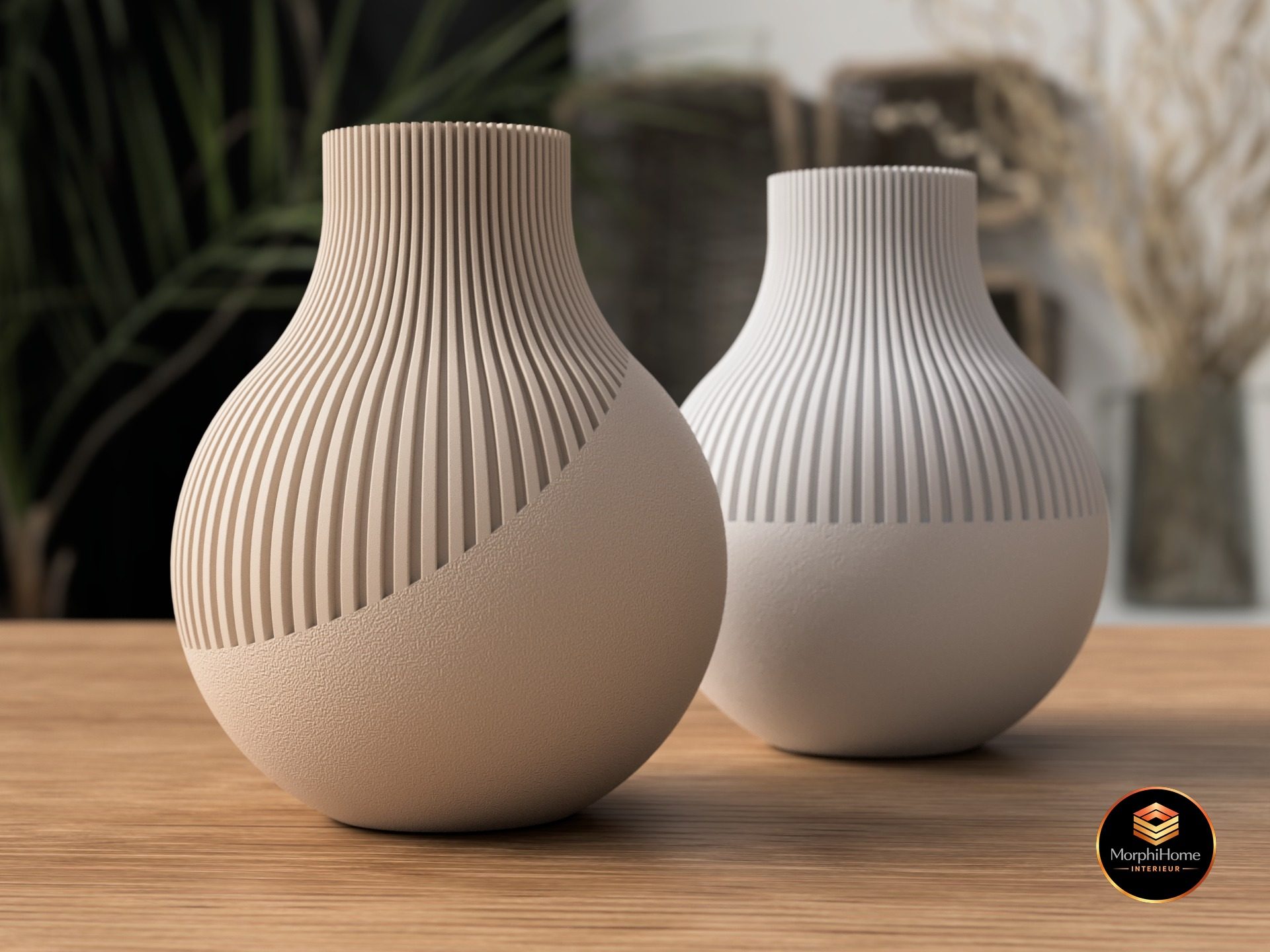 Neki Japandi Vazen, designvaas van MorphiHome