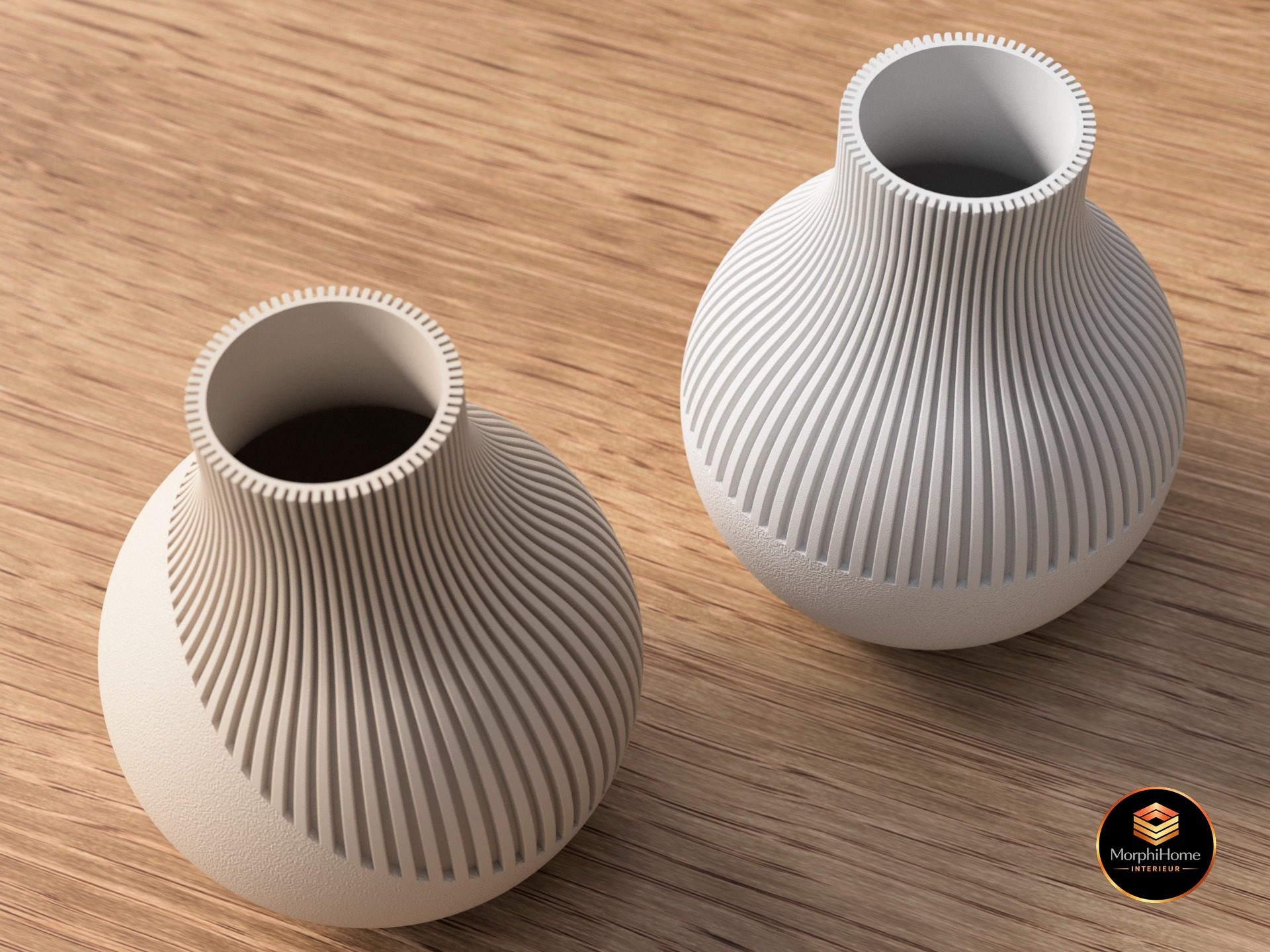 Neki Japandi Vazen, designvaas van MorphiHome
