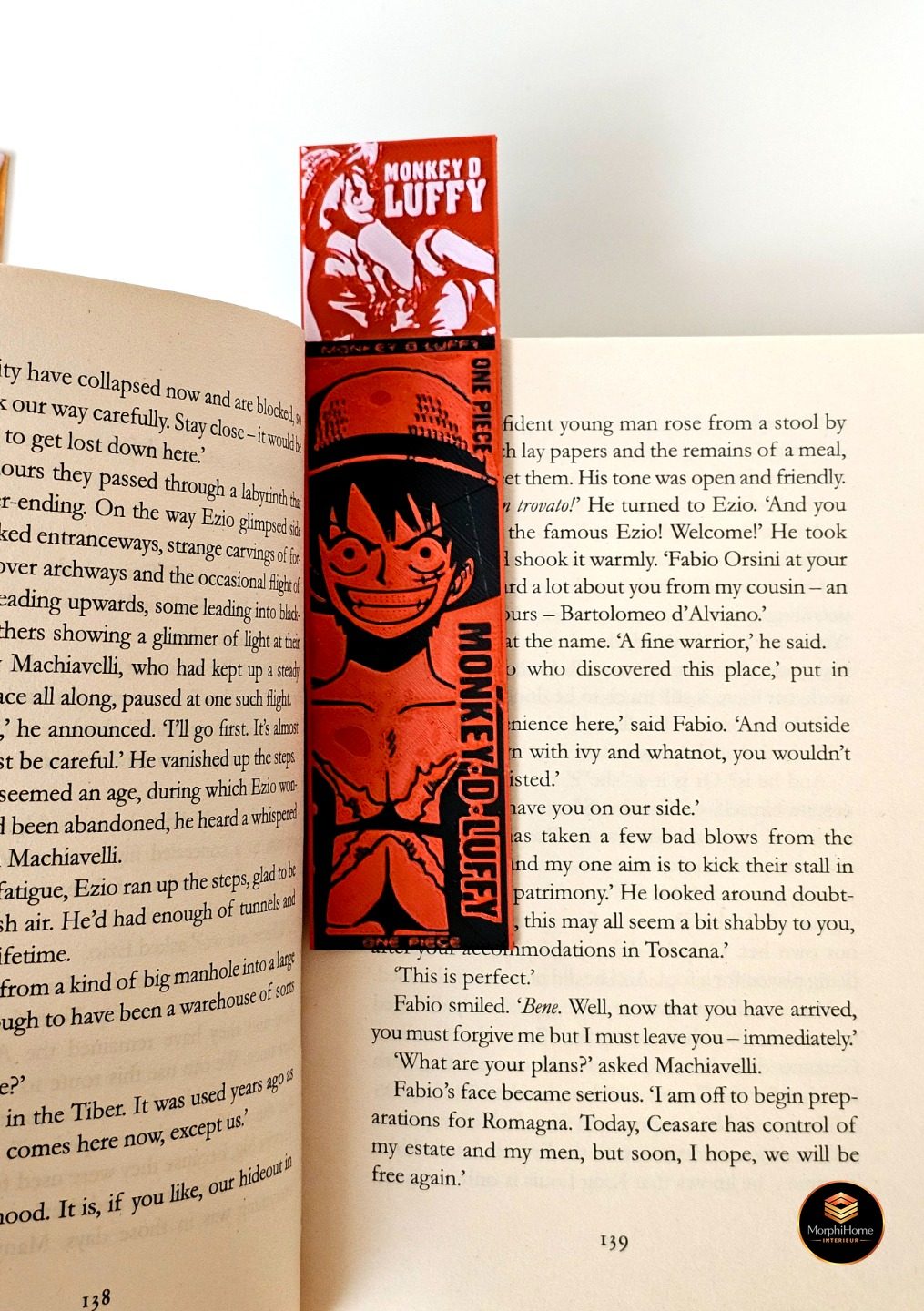 One Piece - Set, boekenlegger van MorphiHome