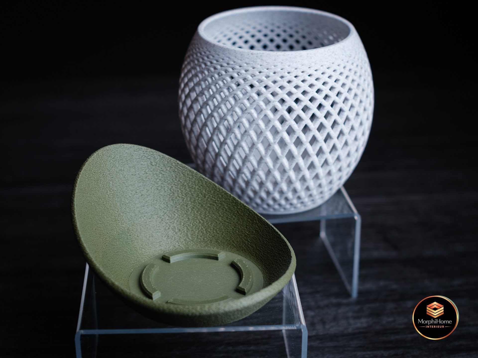 Polygon Orchid Planter, bloempot van MorphiHome