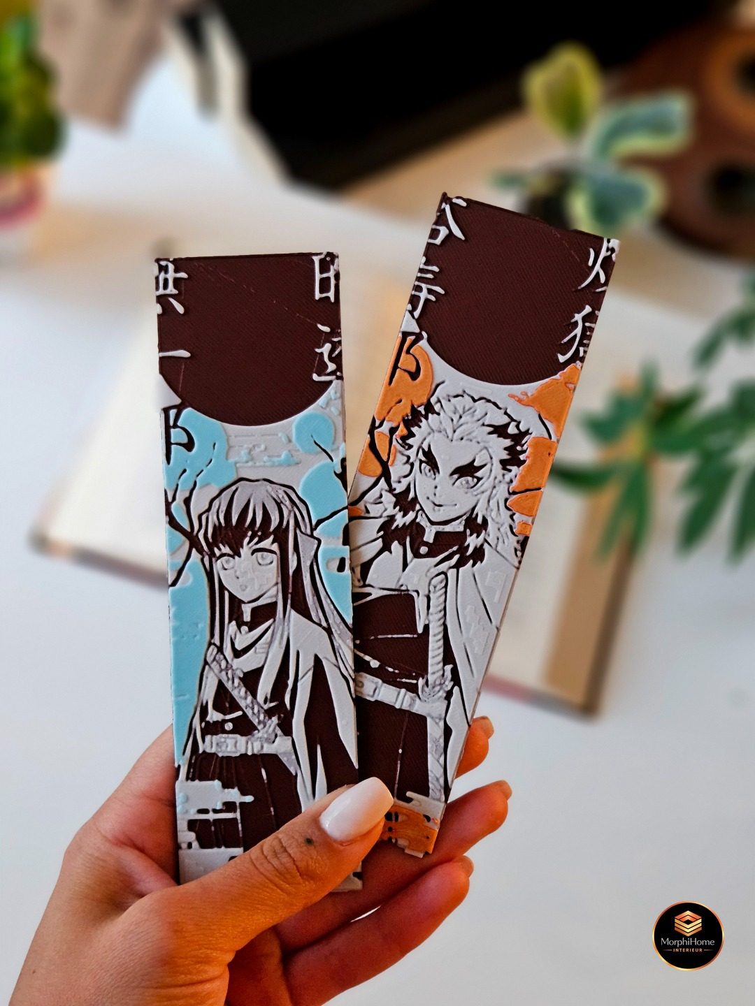 Rengoku & Muichiro - Demon Slayer Set 8/8, boekenlegger van MorphiHome