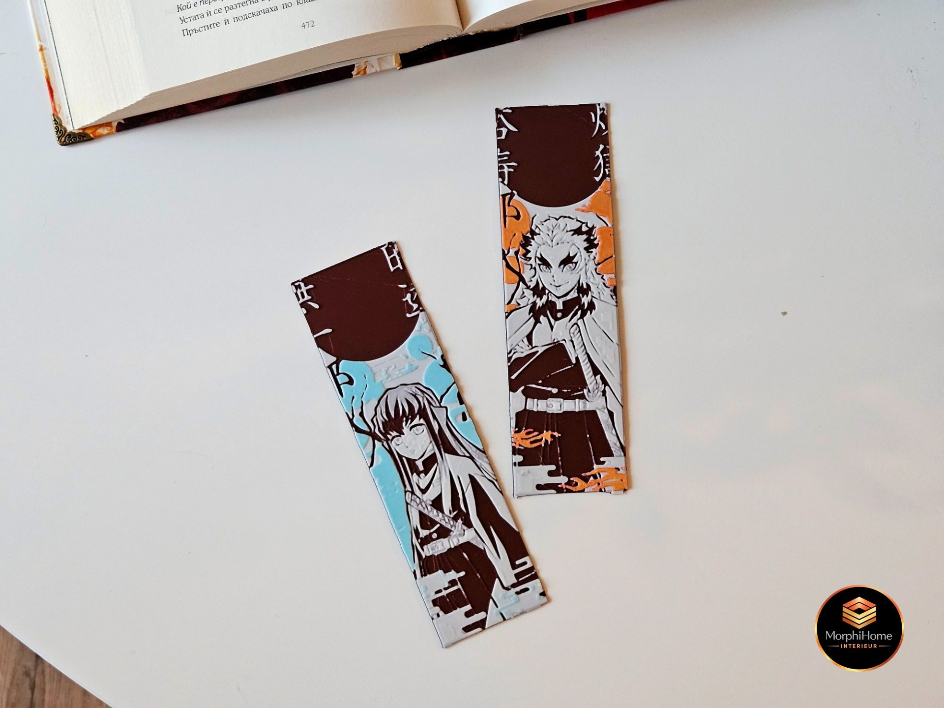 Rengoku & Muichiro - Demon Slayer Set 8/8, boekenlegger van MorphiHome