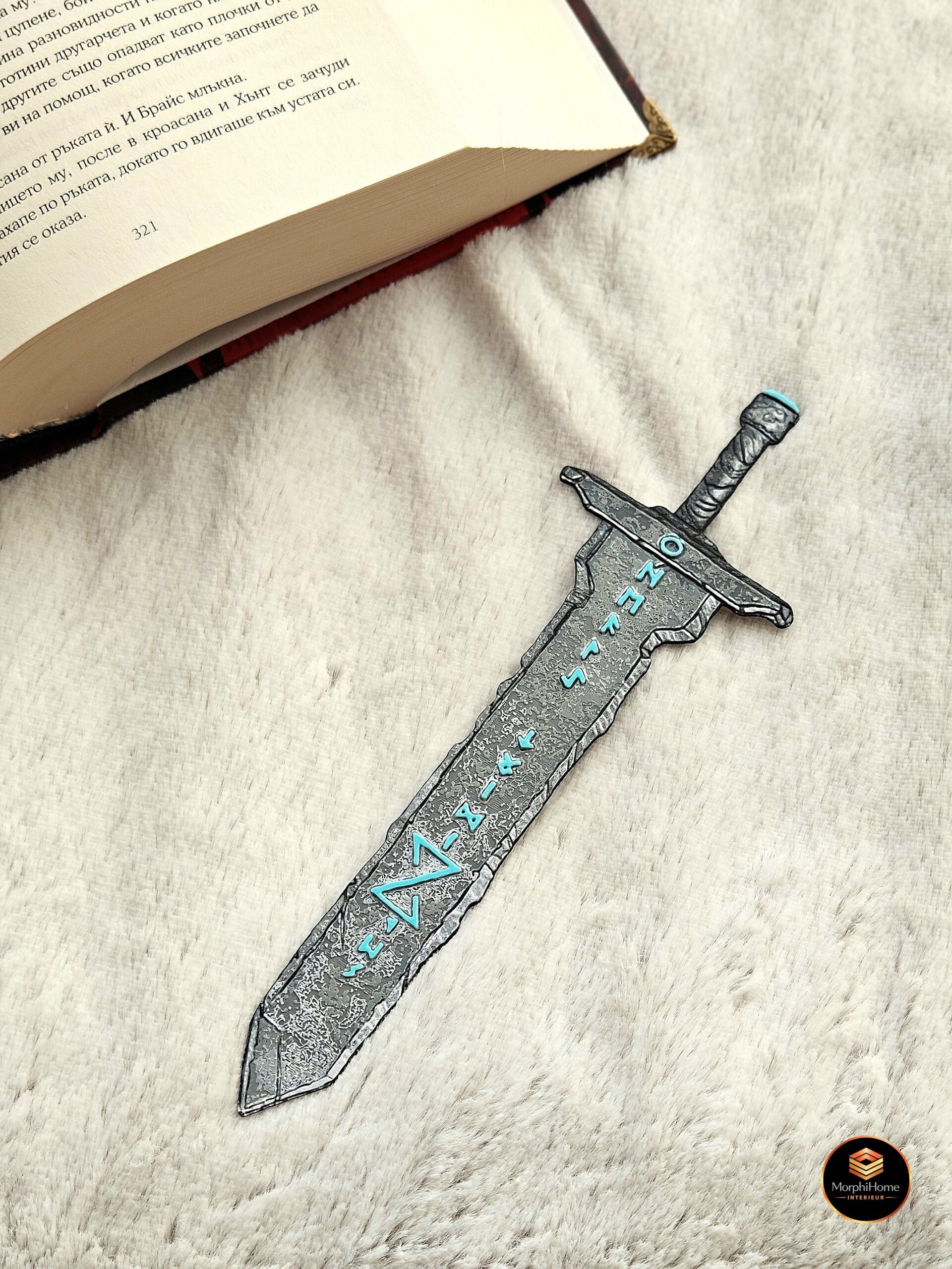 Runic Blade - Viking Sword, boekenlegger van MorphiHome