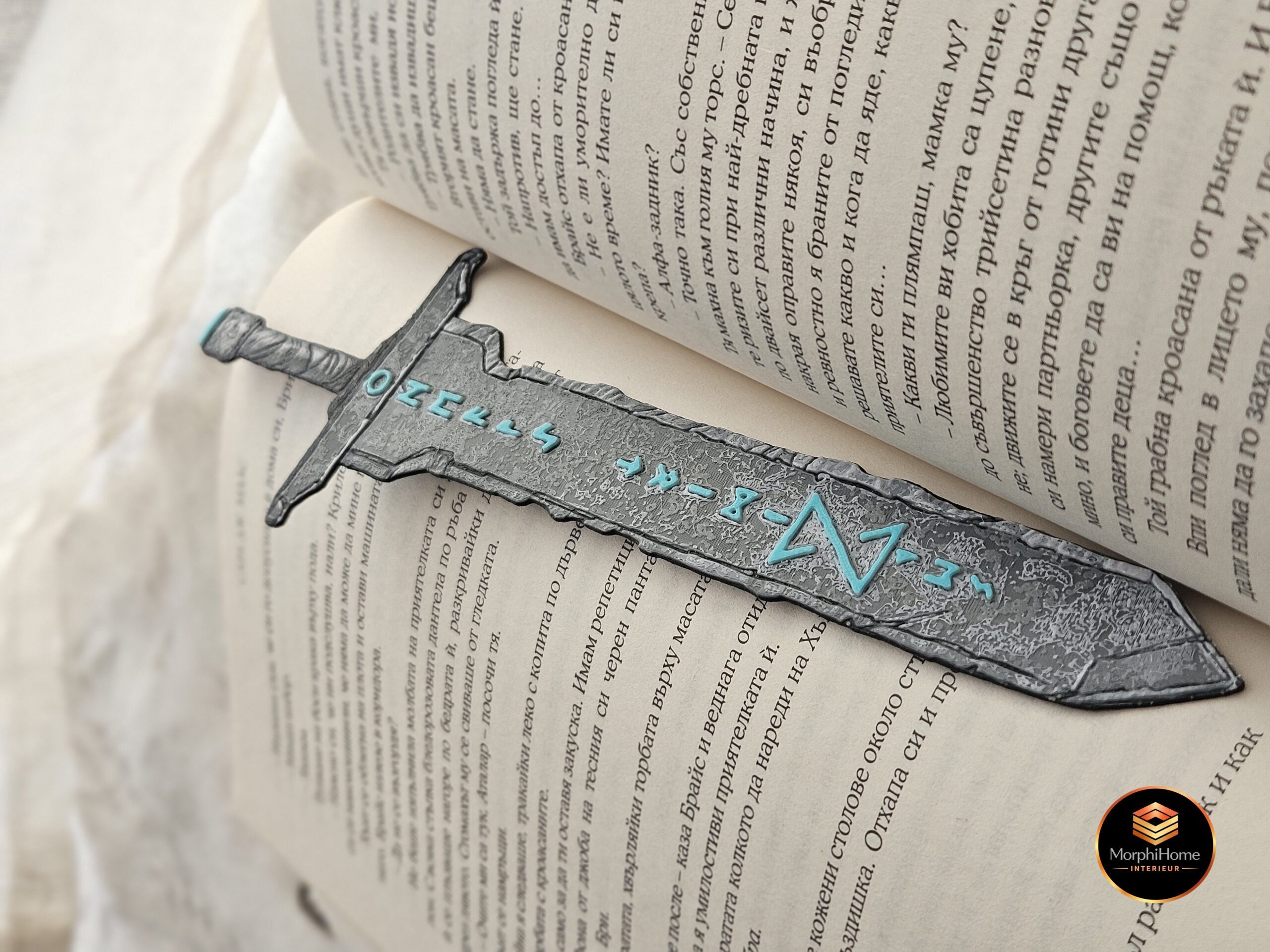 Runic Blade - Viking Sword, boekenlegger van MorphiHome