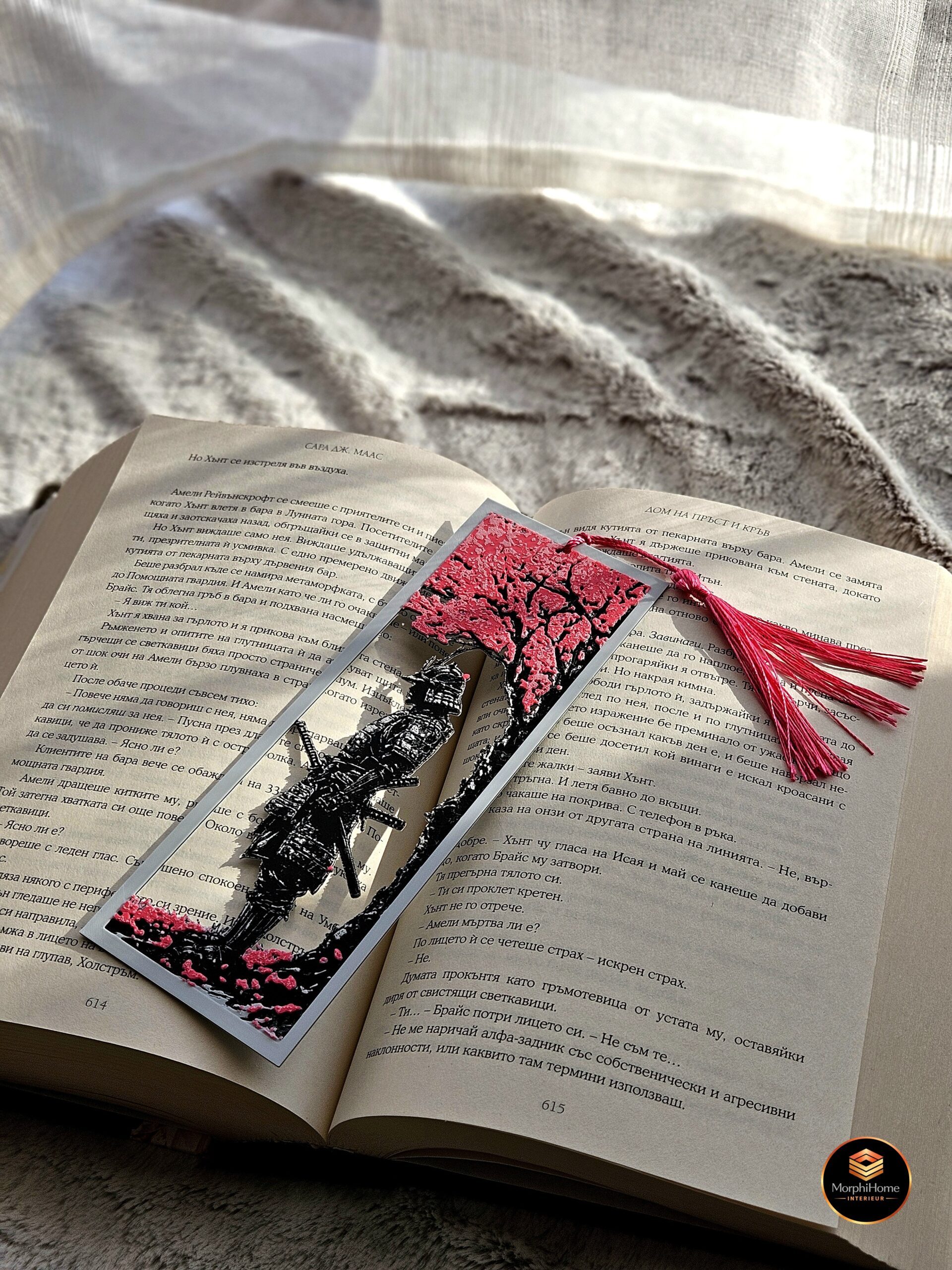 Sakura Samurai [Framed], boekenlegger van MorphiHome
