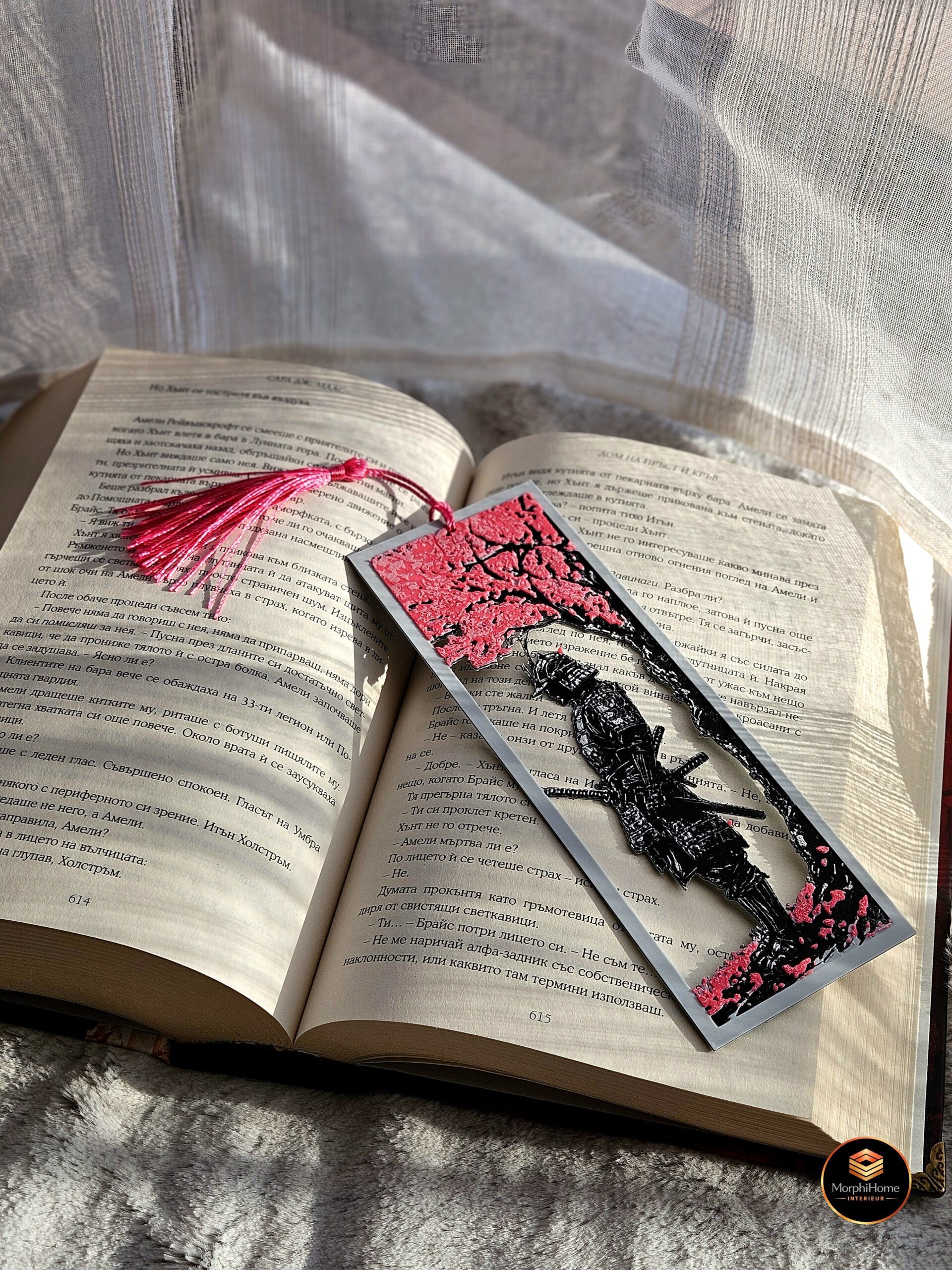 Sakura Samurai [Framed], boekenlegger van MorphiHome