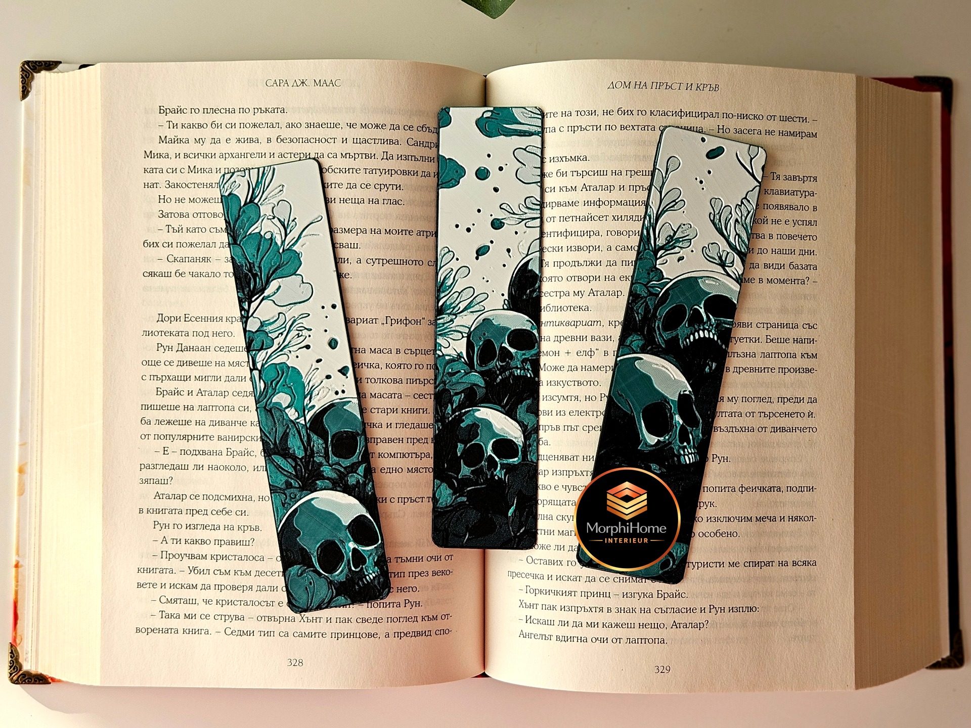 Schedeltuin - Set, boekenlegger van MorphiHome