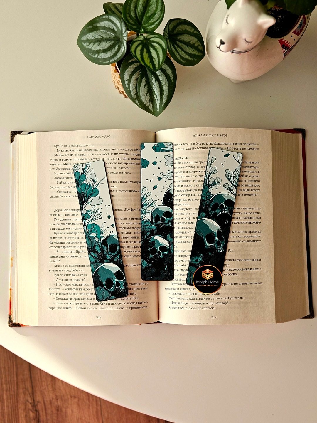 Schedeltuin - Set, boekenlegger van MorphiHome