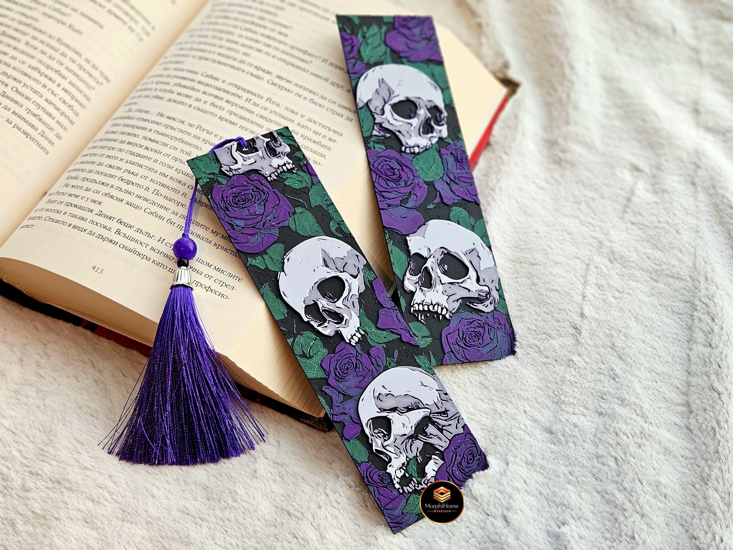 Skulls N' Roses [2] - Set, boekenlegger van MorphiHome