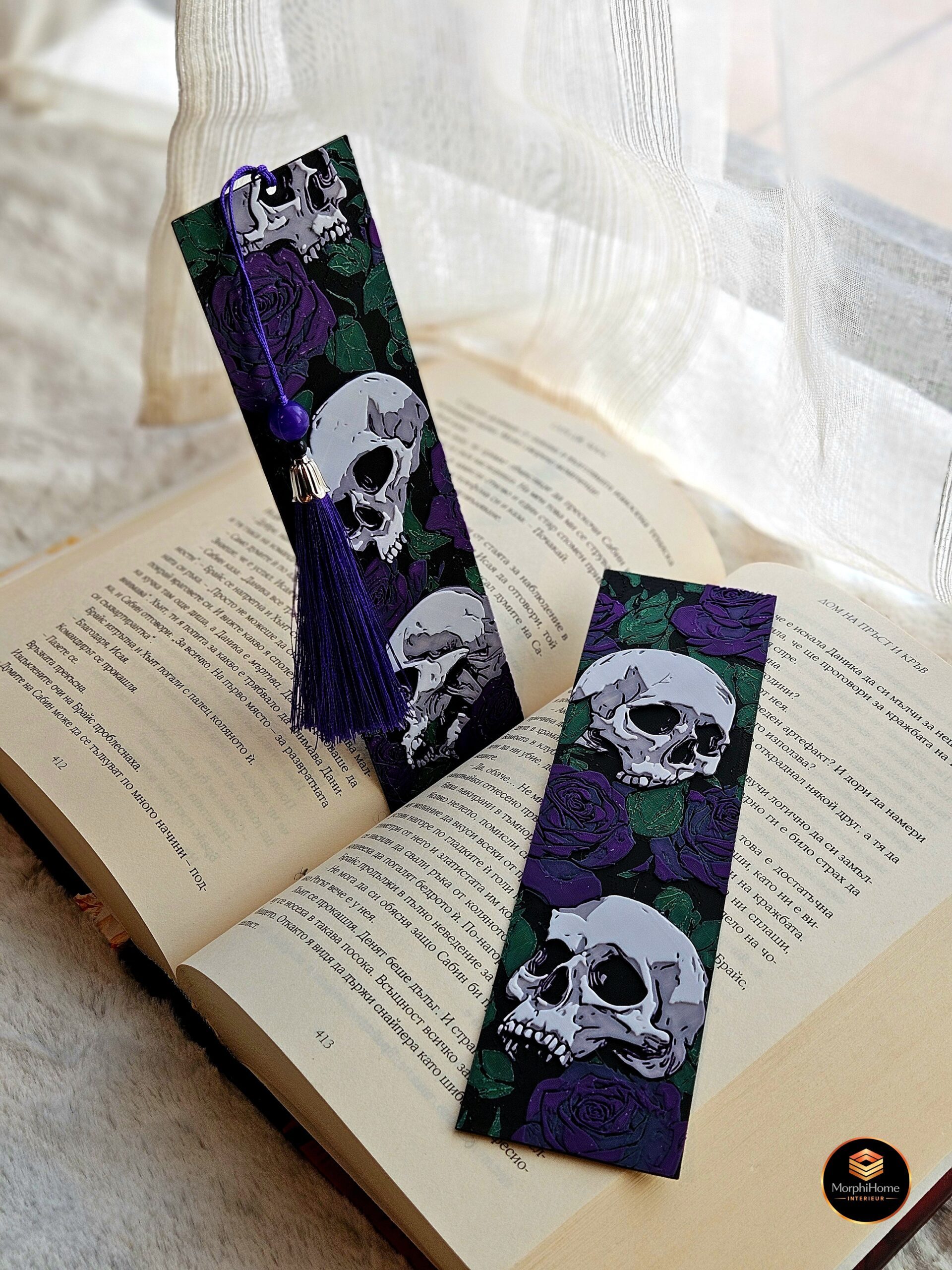 Skulls N' Roses [2] - Set, boekenlegger van MorphiHome