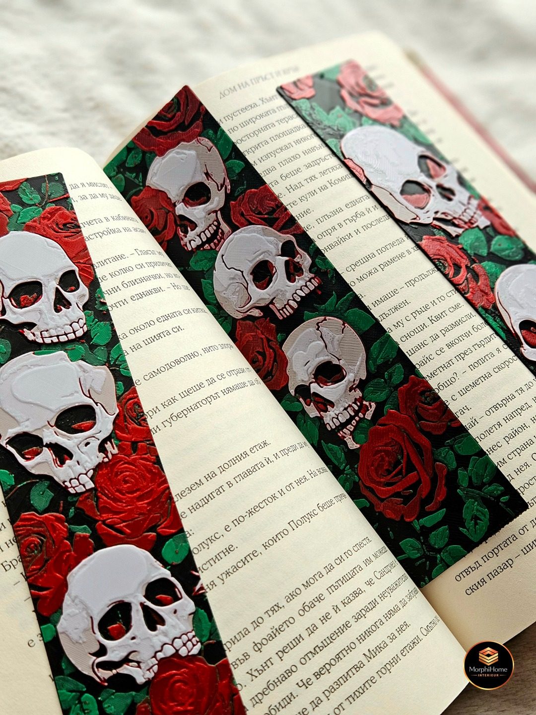 Skulls N' Roses - Set, boekenlegger van MorphiHome