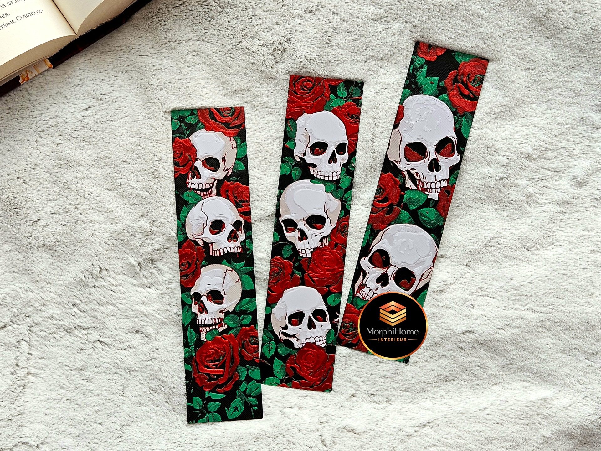 Skulls N' Roses - Set, boekenlegger van MorphiHome