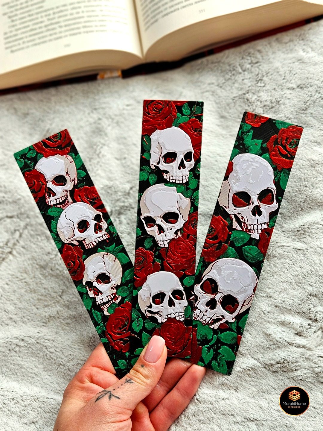 Skulls N' Roses - Set, boekenlegger van MorphiHome