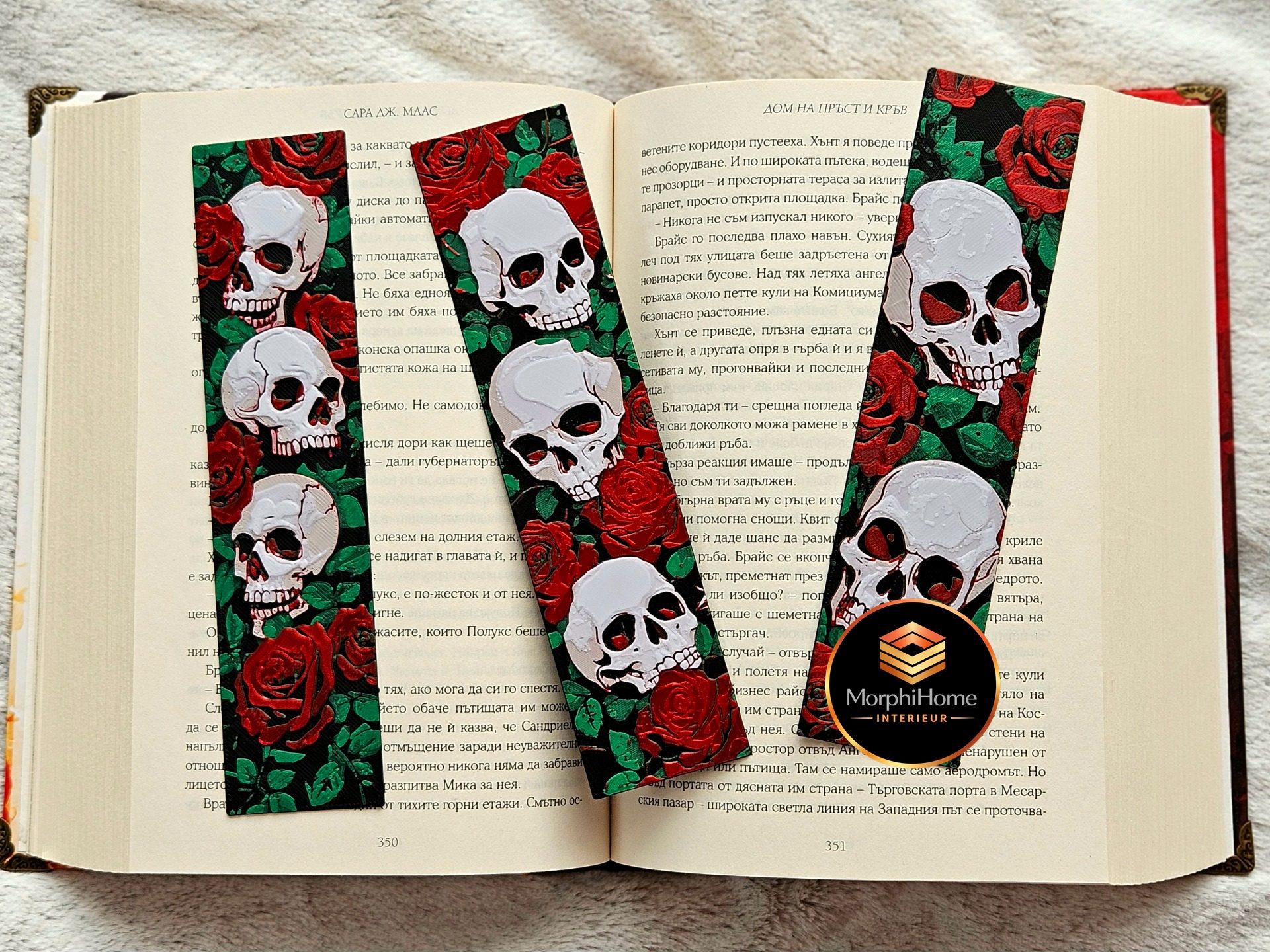 Skulls N' Roses - Set, boekenlegger van MorphiHome