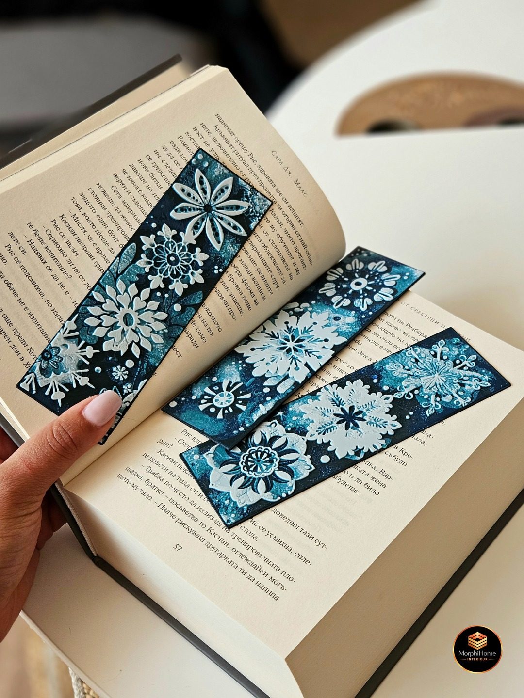 Sneeuwvloksymfonie - Set, boekenlegger van MorphiHome