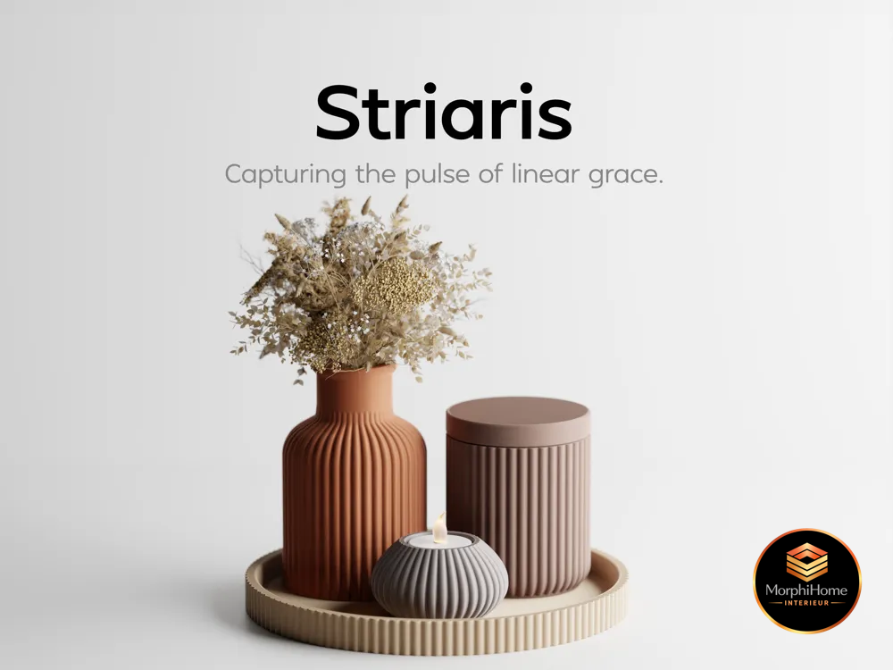 Striaris Decor Set, woonaccessoire van MorphiHome