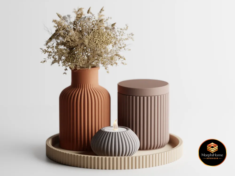 Striaris Decor Set, woonaccessoire van MorphiHome