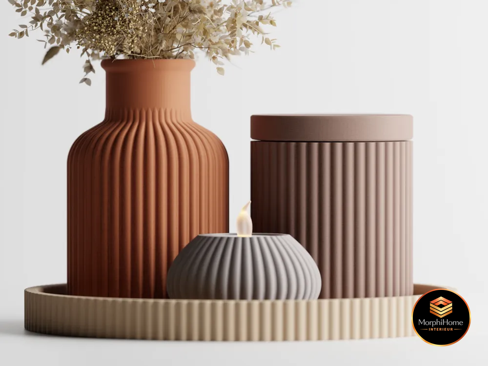 Striaris Decor Set, woonaccessoire van MorphiHome