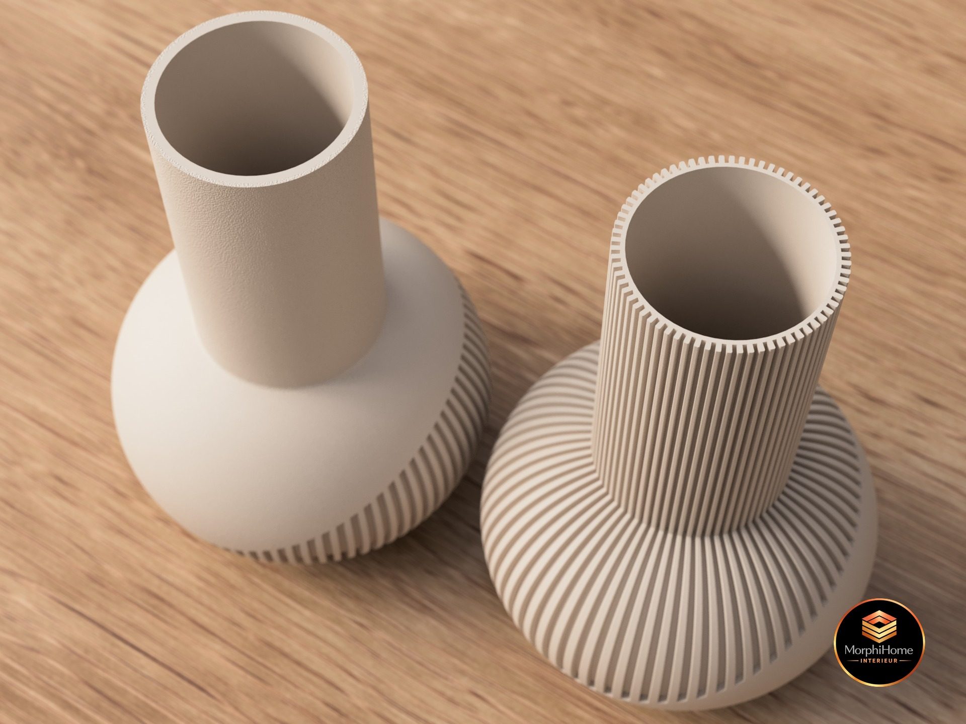 Tama Japandi Vazen, designvaas van MorphiHome