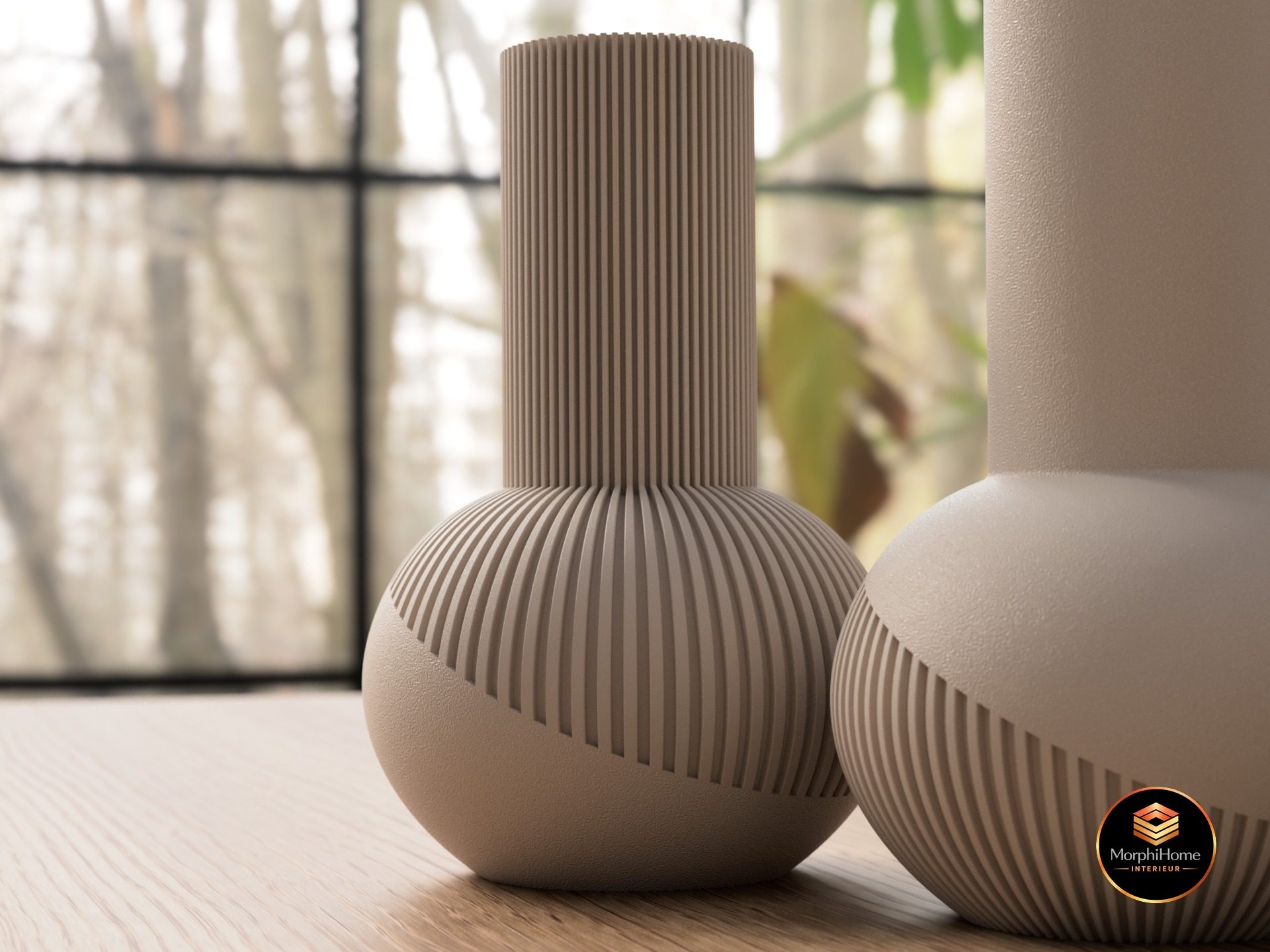 Tama Japandi Vazen, designvaas van MorphiHome