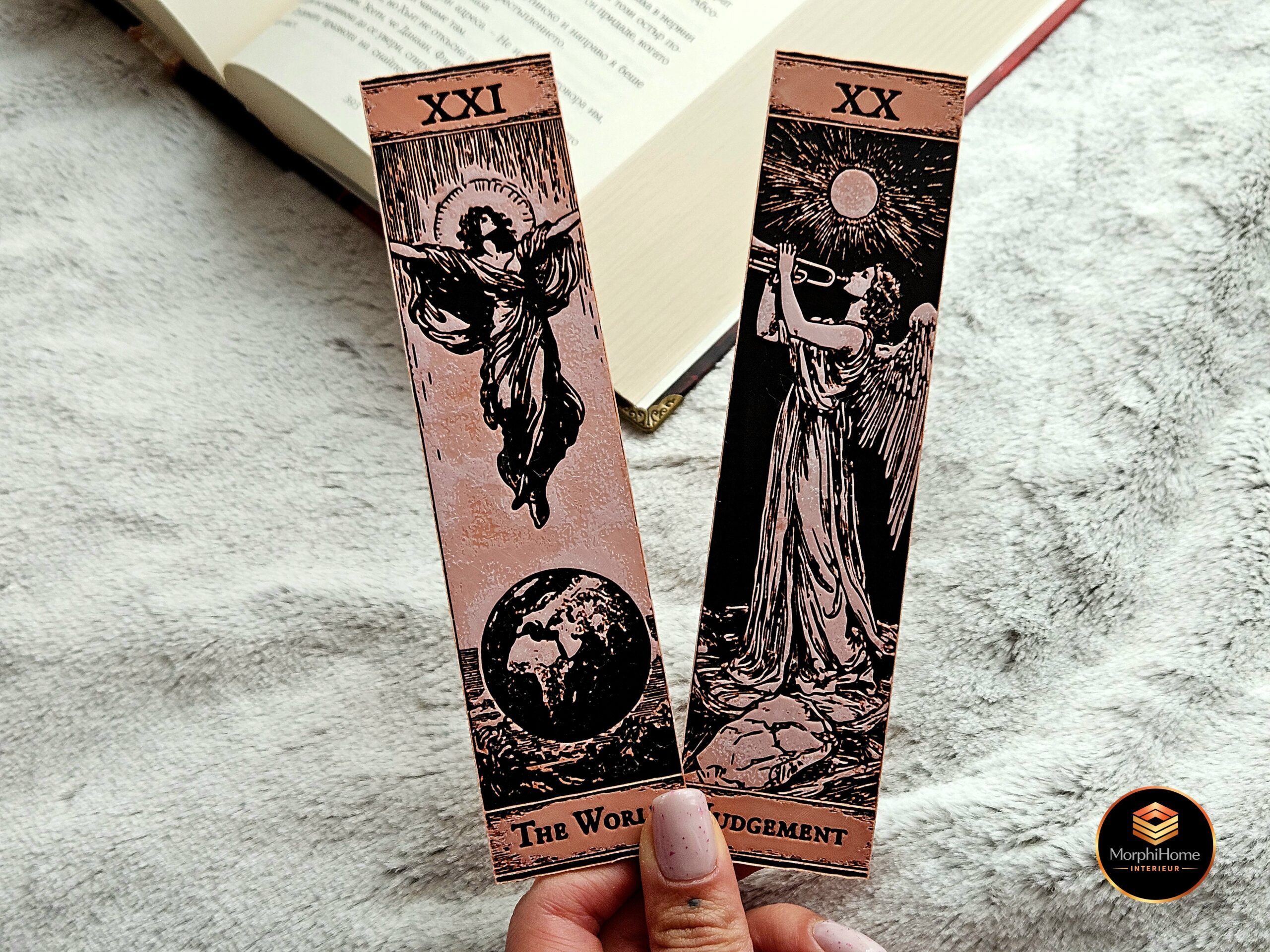 Tarot - Set 8 Grote Arcana, boekenlegger van MorphiHome