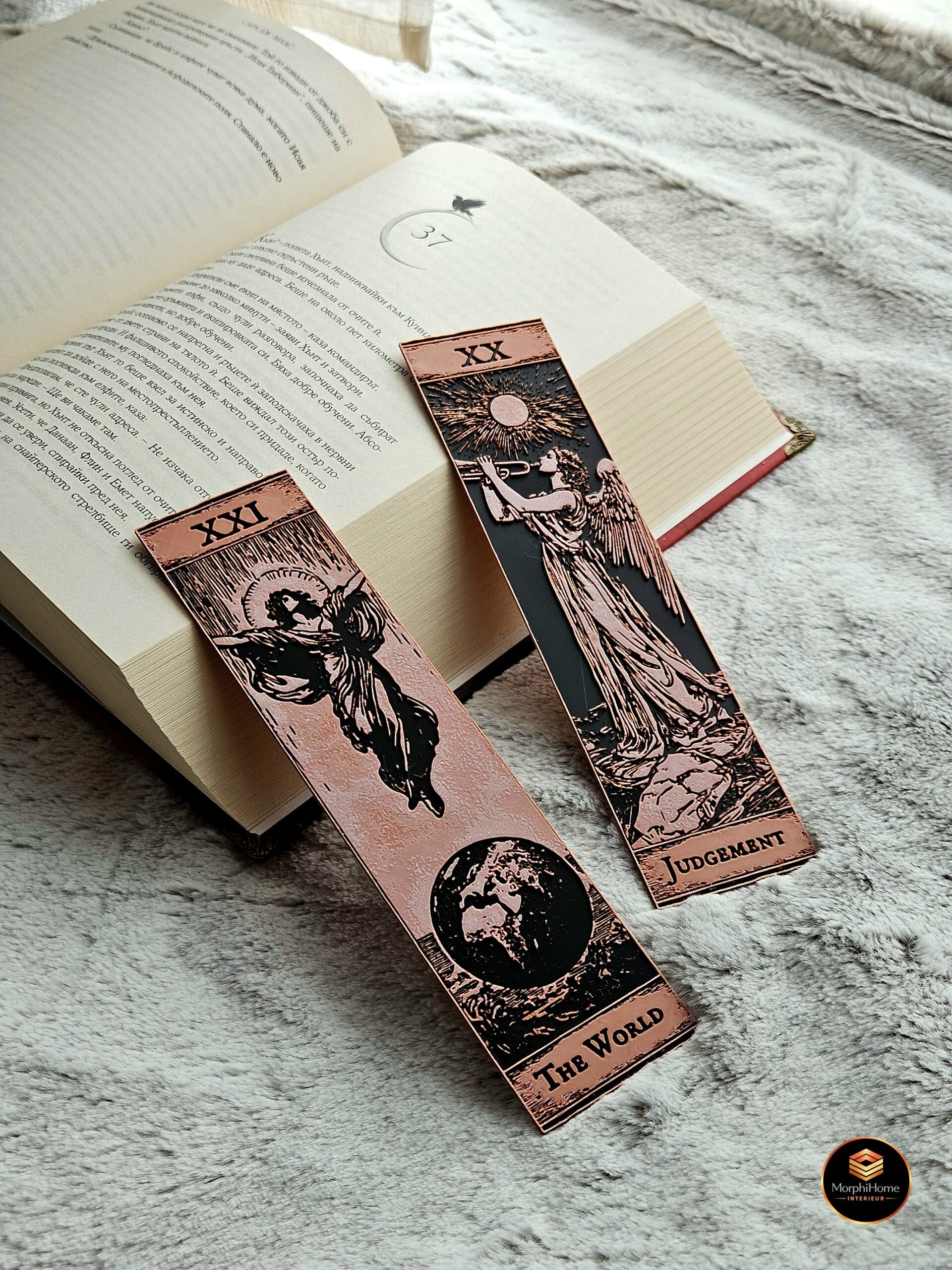 Tarot - Set 8 Grote Arcana, boekenlegger van MorphiHome