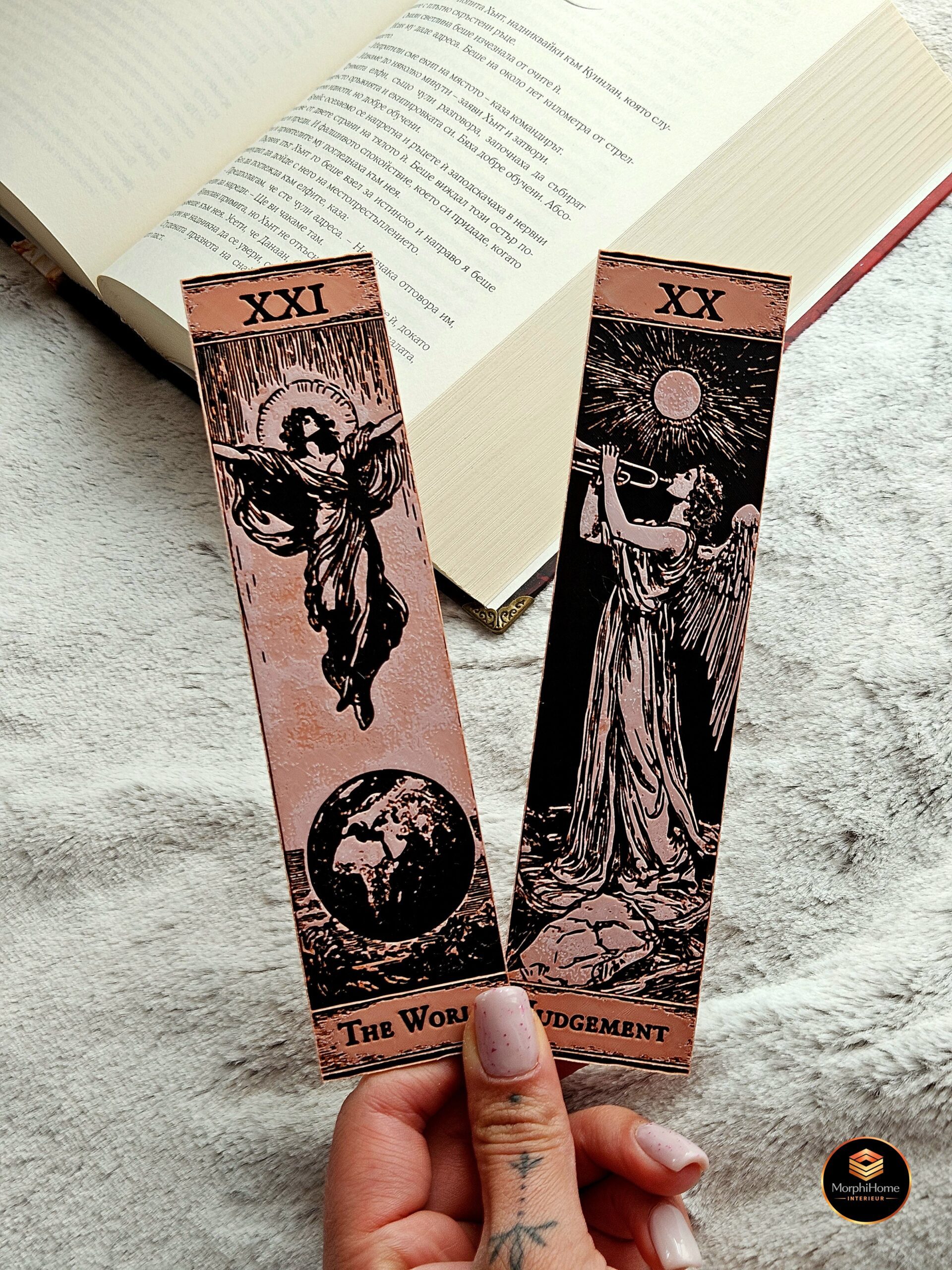 Tarot - Set 8 Grote Arcana, boekenlegger van MorphiHome