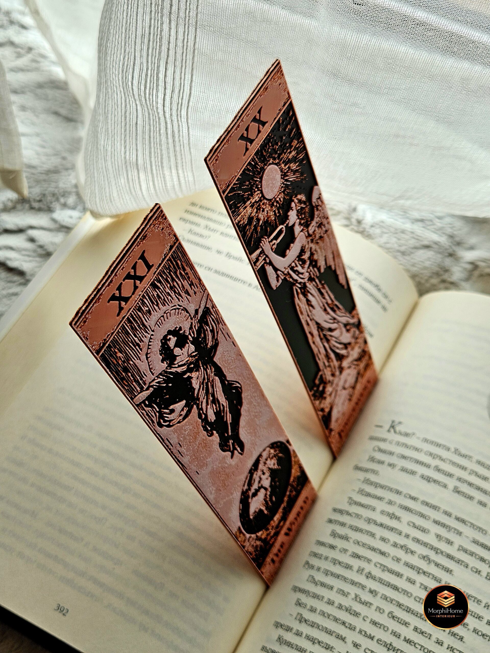 Tarot - Set 8 Grote Arcana, boekenlegger van MorphiHome