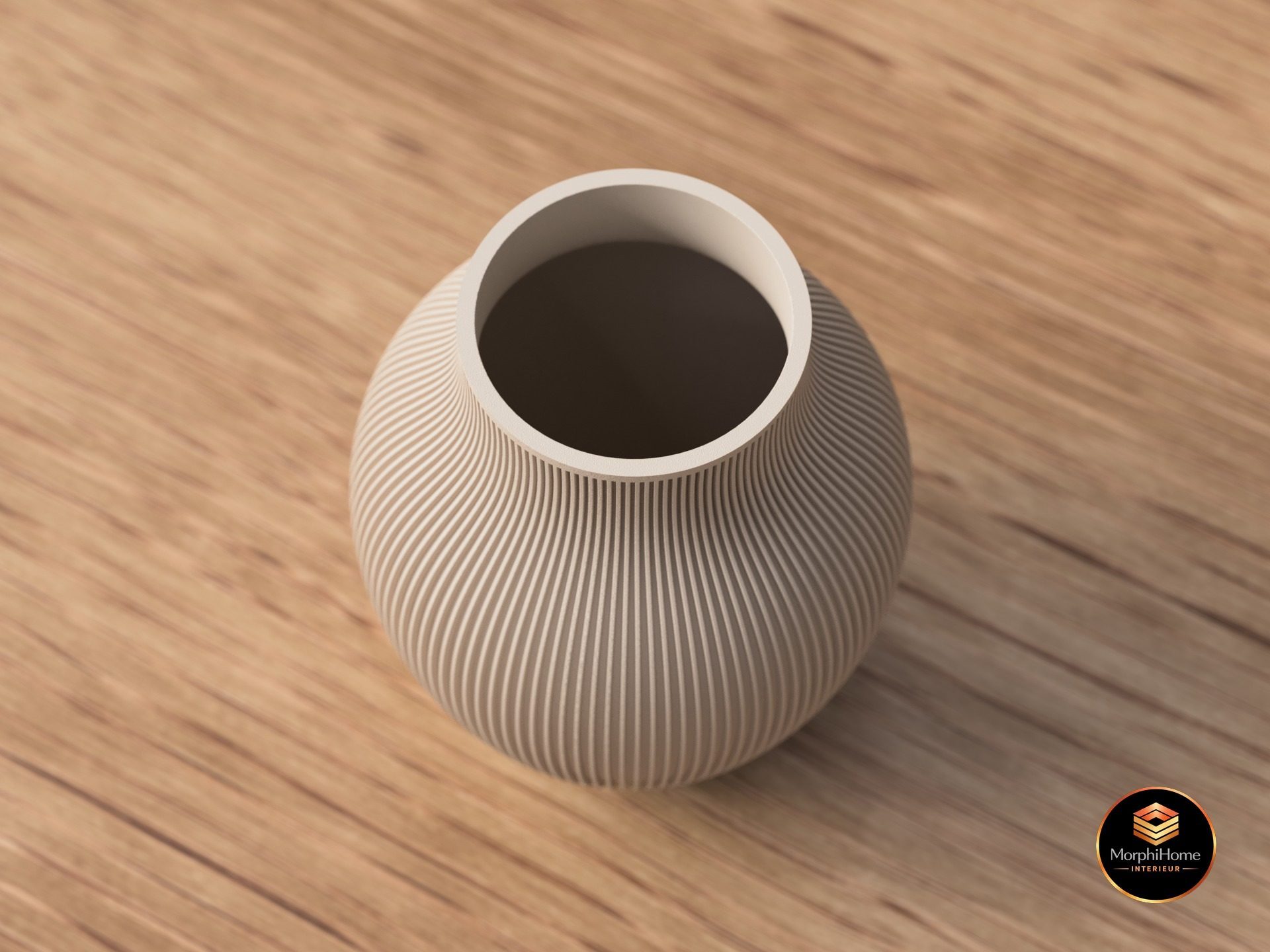 Tayo Japandi Vaas, designvaas van MorphiHome