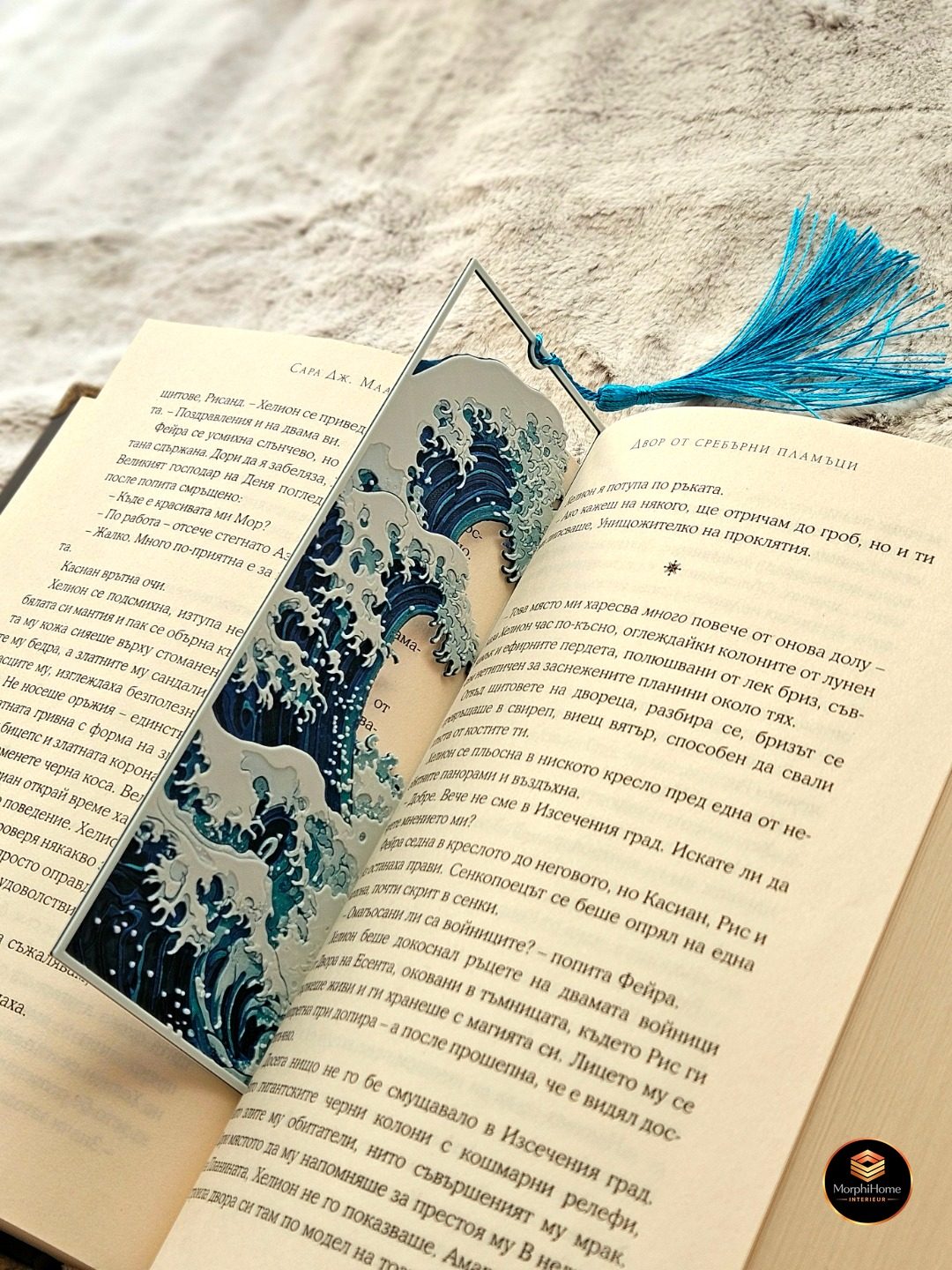 The Great Wave [Framed], boekenlegger van MorphiHome