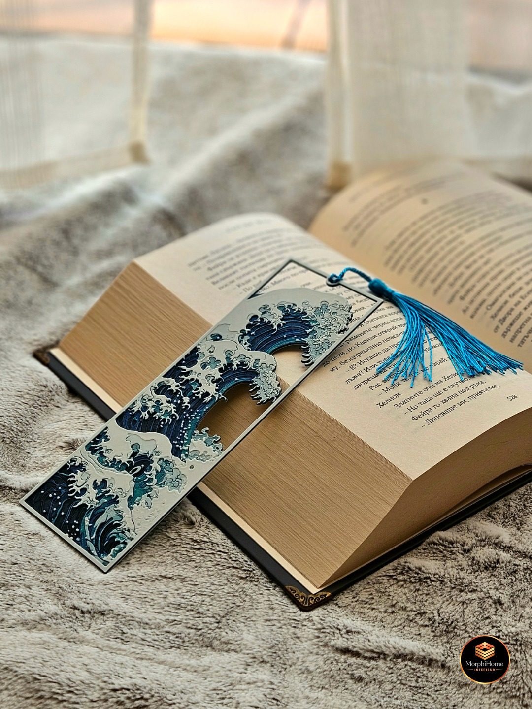 The Great Wave [Framed], boekenlegger van MorphiHome